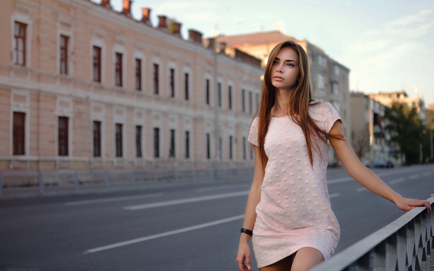 Обои дорога, девушка, платье, прогулка, karina, bogdanross, road, girl, dress, walk разрешение 3502x2319 Загрузить