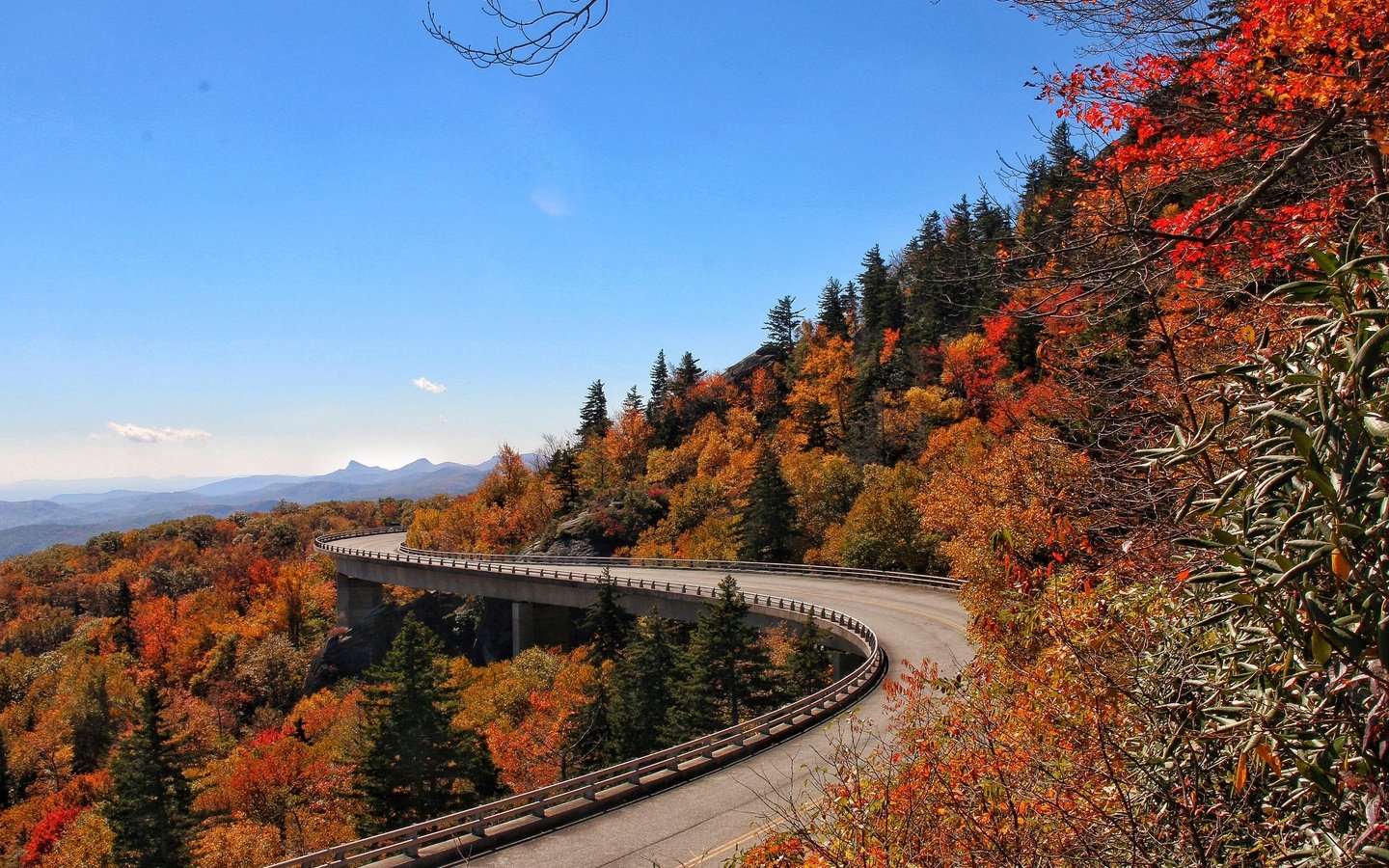 Обои мост, осень, северная каролина, деревья.пейзаж, bridge, autumn, north carolina, trees.landscape разрешение 2880x1920 Загрузить