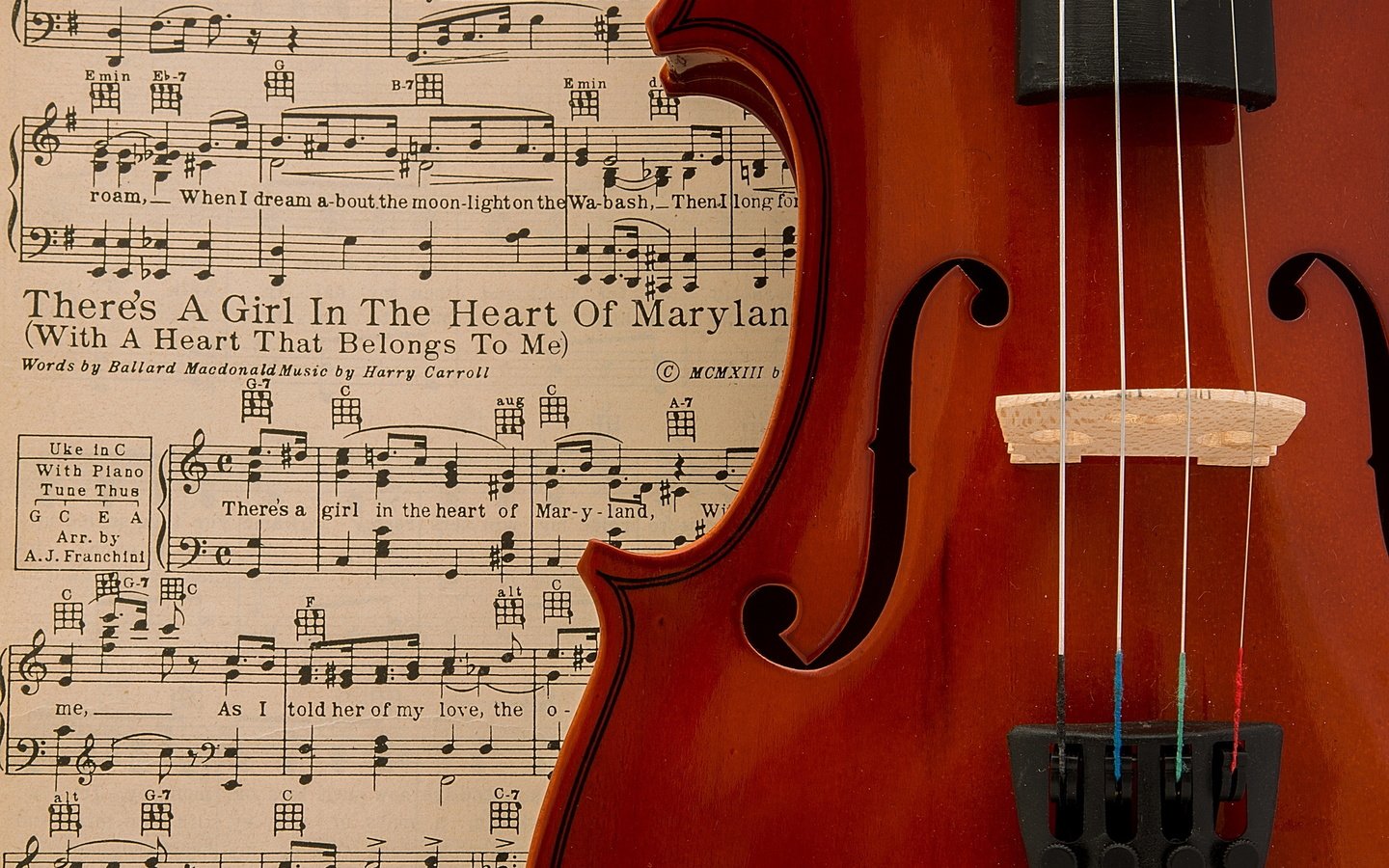 Обои ноты, скрипка, музыка, notes, violin, music разрешение 2560x1707 Загрузить