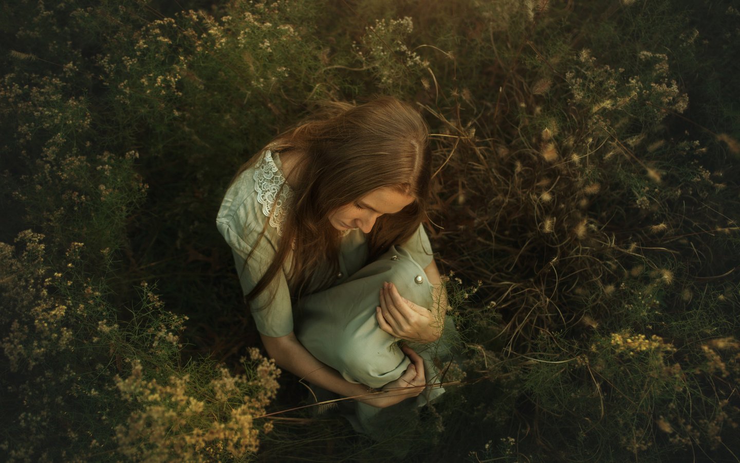 Обои трава, девушка, tj drysdale, evening light, grass, girl разрешение 2048x1365 Загрузить