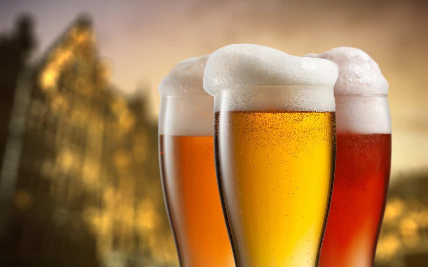 Обои напиток, бокалы, пиво, алкогольный, drink, glasses, beer, alcoholic разрешение 2880x1920 Загрузить