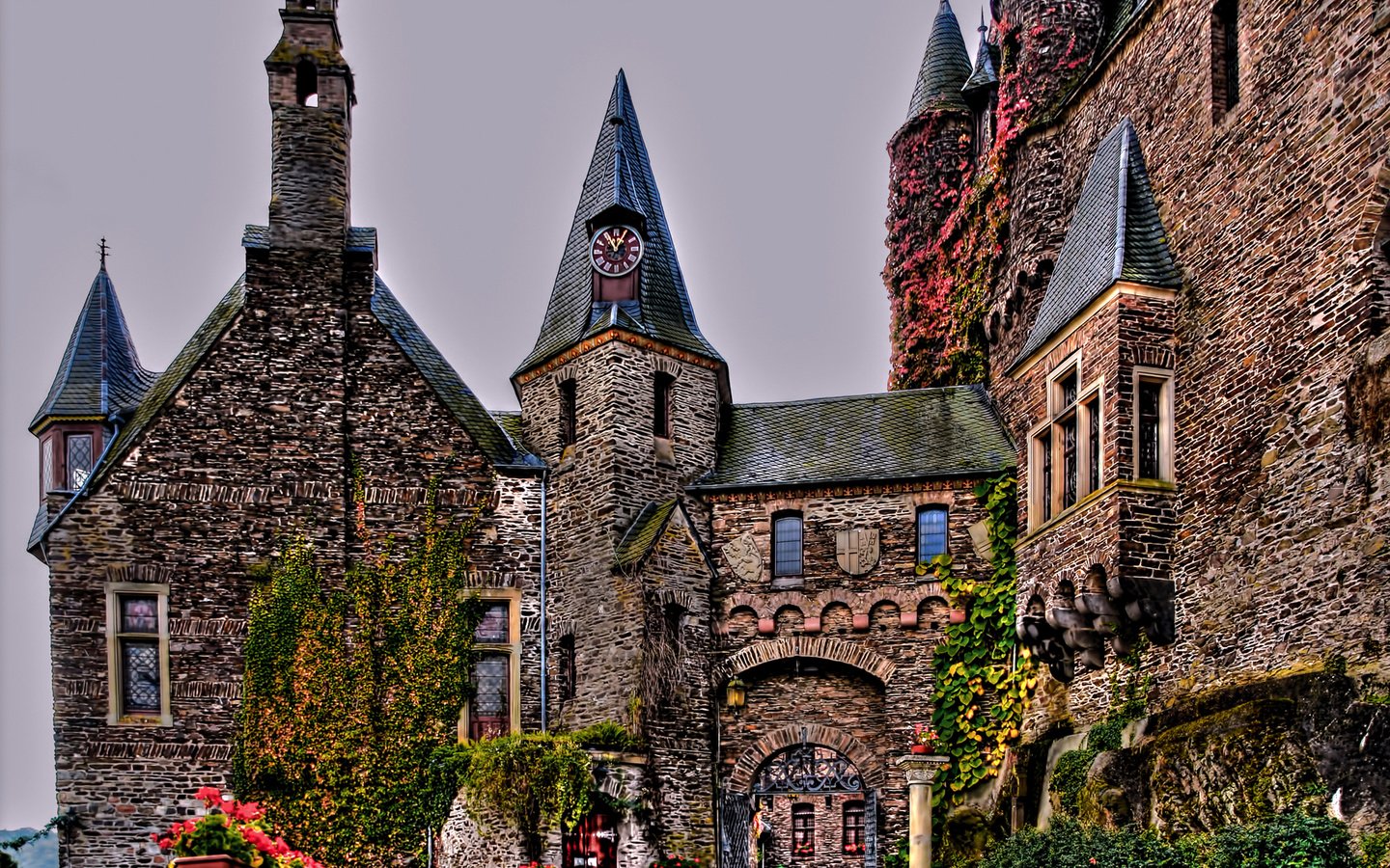 Обои дизайн, замок, германия, hdr, кохем, reichsburg, design, castle, germany, cochem разрешение 2048x1365 Загрузить