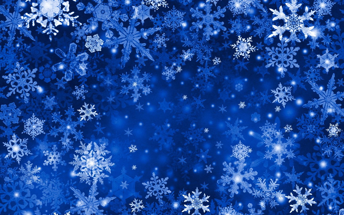 Скачать обои новый год, зима, снежинки, вектор, узор разрешение 1440x900  #124536