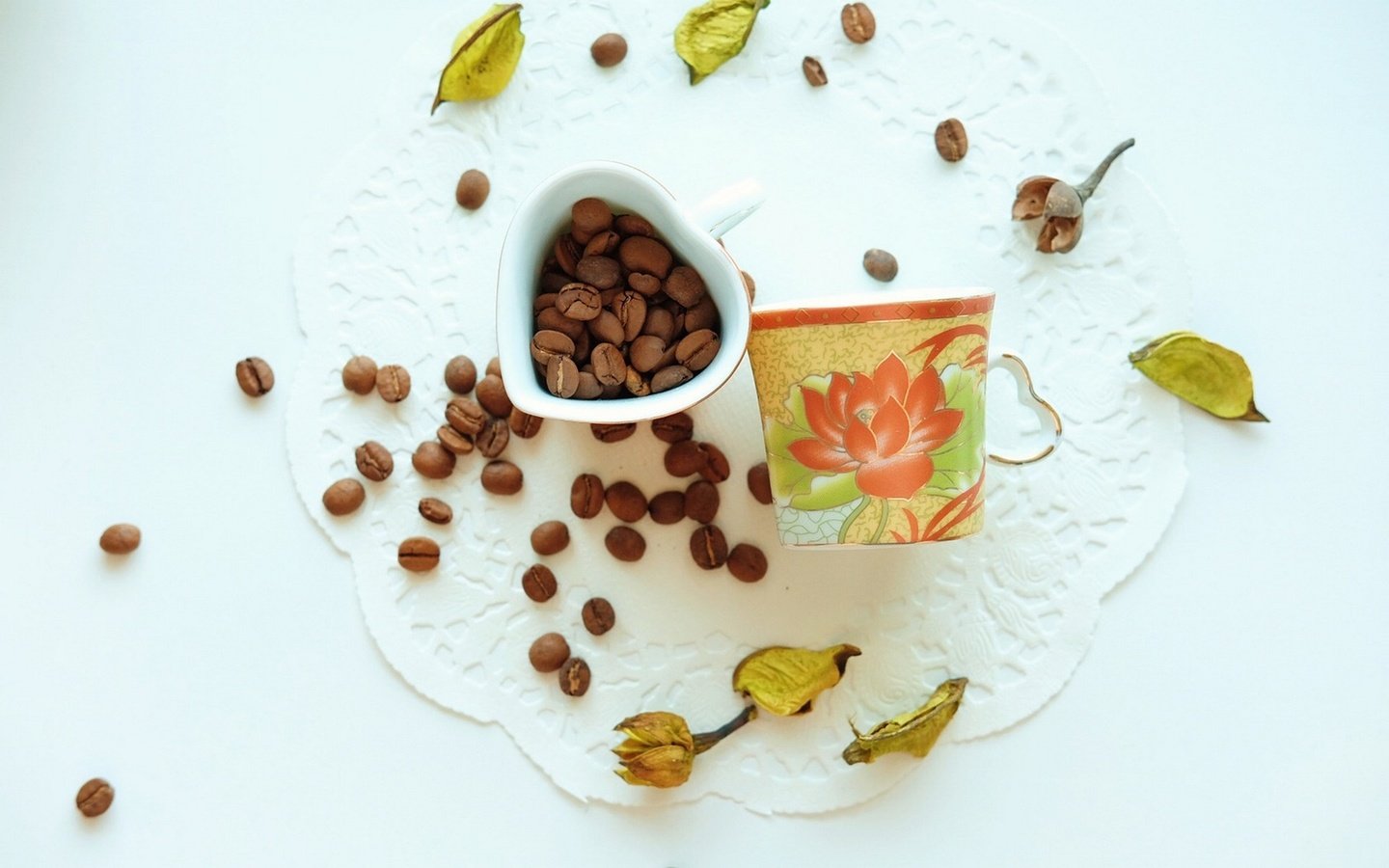Обои кофе, кружка, чашка, кофе в зернах, coffee, mug, cup, coffee bean разрешение 1920x1200 Загрузить