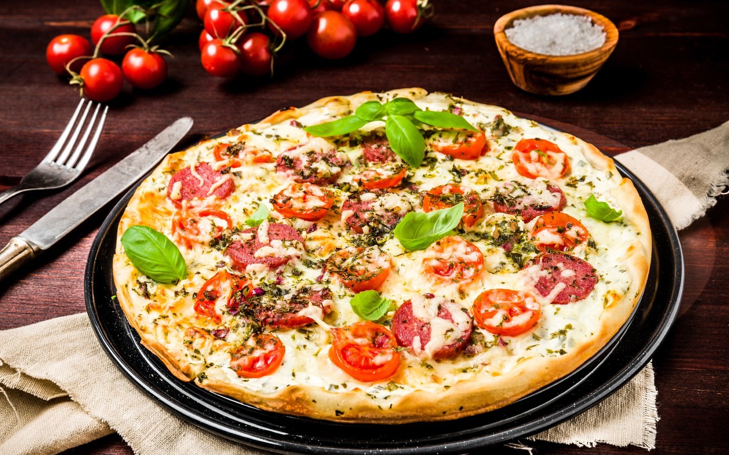 Обои зелень, овощи, выпечка, пицца, ингредиенты, greens, vegetables, cakes, pizza, ingredients разрешение 7000x4667 Загрузить