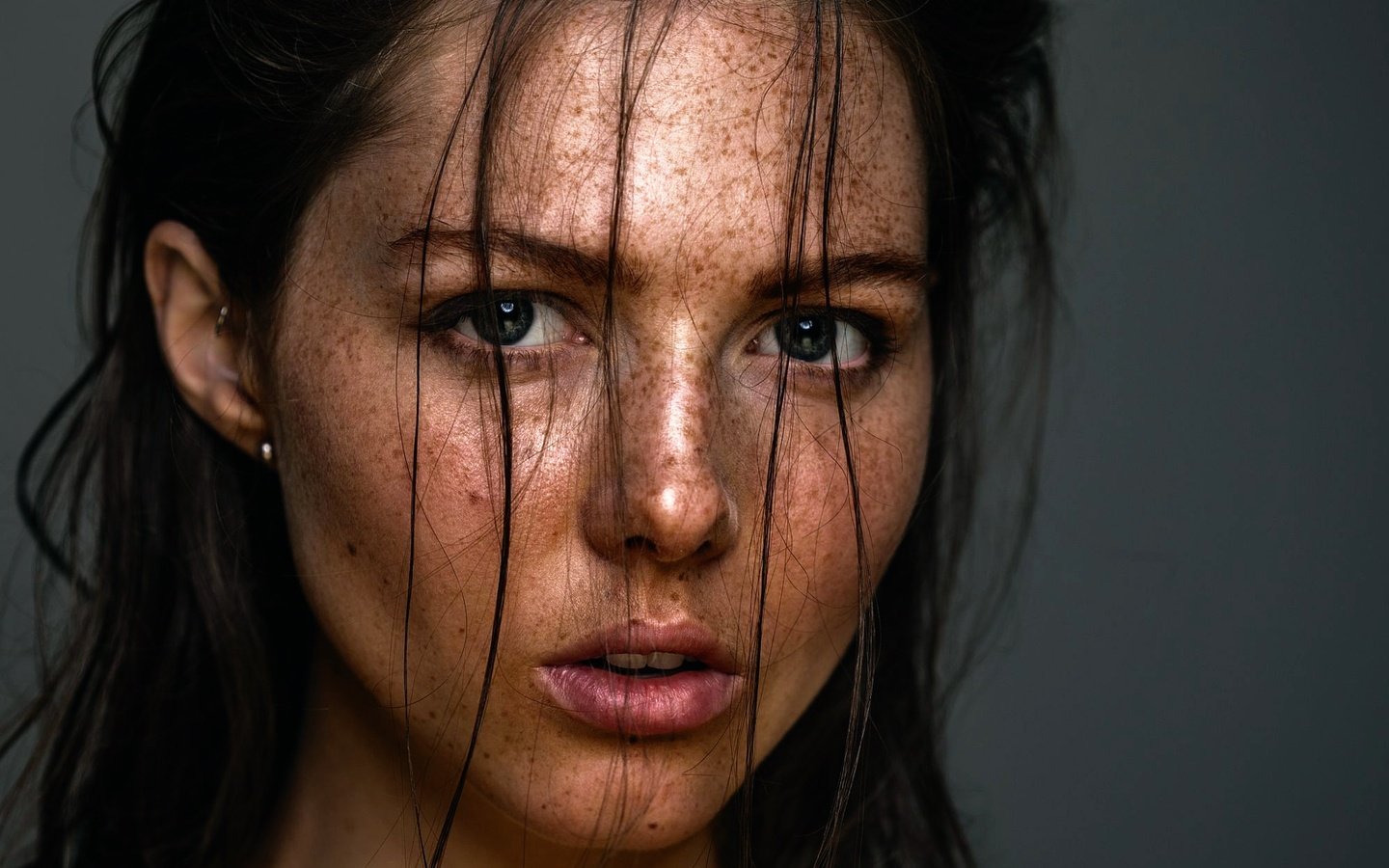 Обои девушка, портрет, взгляд, губки, веснушки, girl, portrait, look, sponge, freckles разрешение 2000x1333 Загрузить