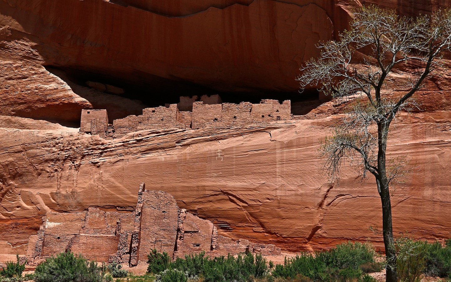 Обои горы, скалы, каньон, сша, аризона, каньон-де-шей, mountains, rocks, canyon, usa, az, canyon de shay разрешение 2048x1125 Загрузить