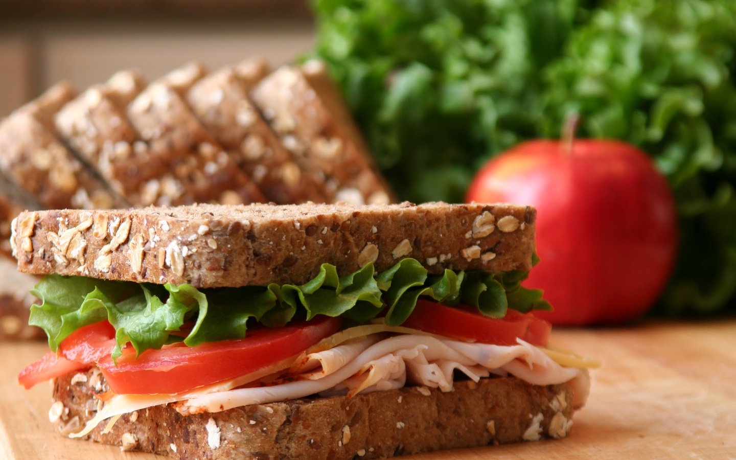 Обои хлеб, помидоры, салат, сэндвич, ветчина, фаст-фуд, bread, tomatoes, salad, sandwich, ham, fast food разрешение 3378x2256 Загрузить