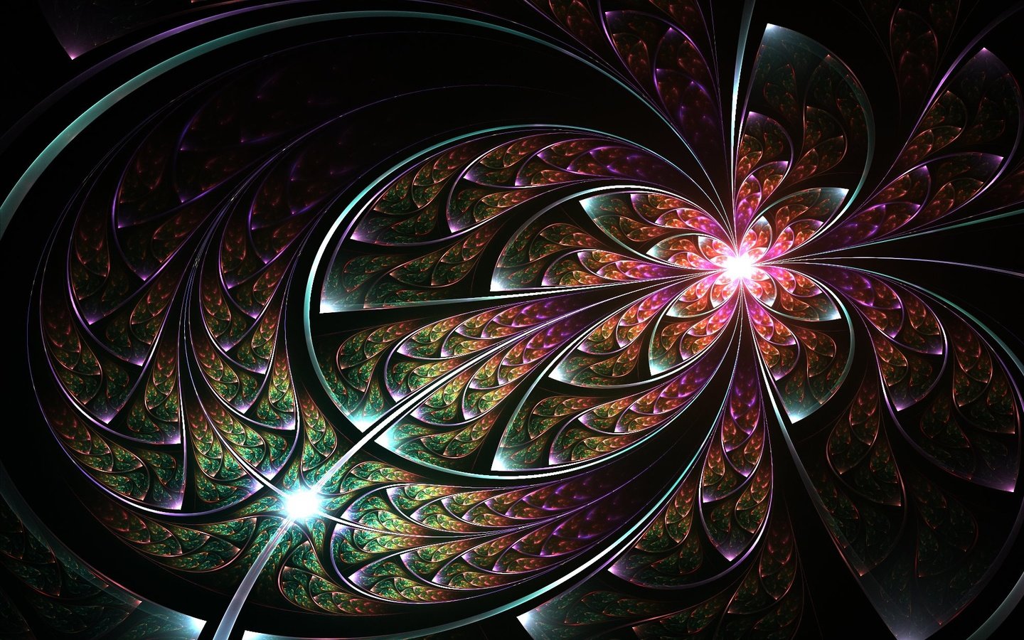 Обои свет, абстракция, линии, графика, узоры, фрактал, 3д, light, abstraction, line, graphics, patterns, fractal, 3d разрешение 2000x1294 Загрузить