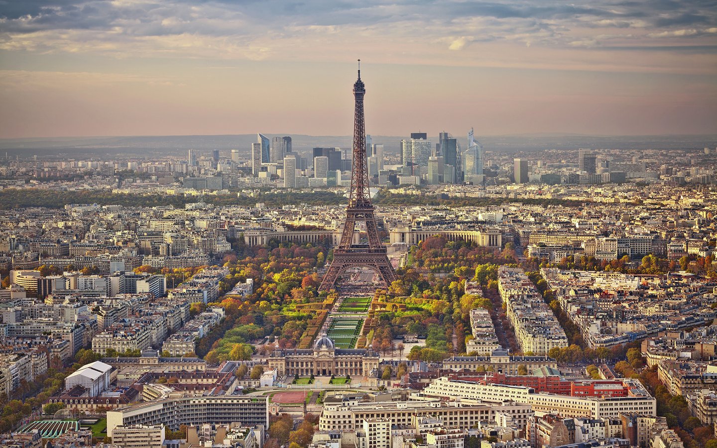 Обои панорама, город, париж, франция, эйфелева башня, panorama, the city, paris, france, eiffel tower разрешение 1920x1200 Загрузить