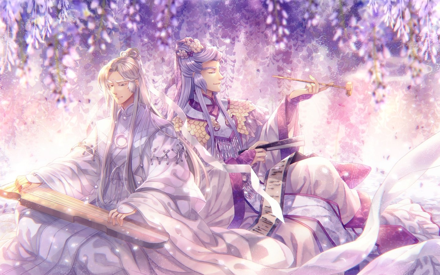 Обои аниме, седзе, instrument, capura, lin, anime boys, traditional chinese clothes, anime, magical girl разрешение 2000x1178 Загрузить