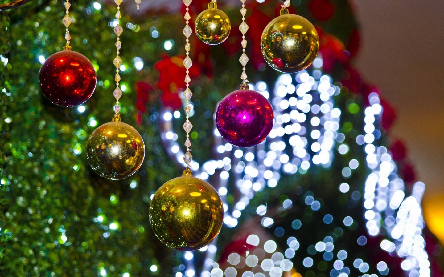 Обои новый год, елка, шары, блеск, рождество, new year, tree, balls, shine, christmas разрешение 1920x1200 Загрузить