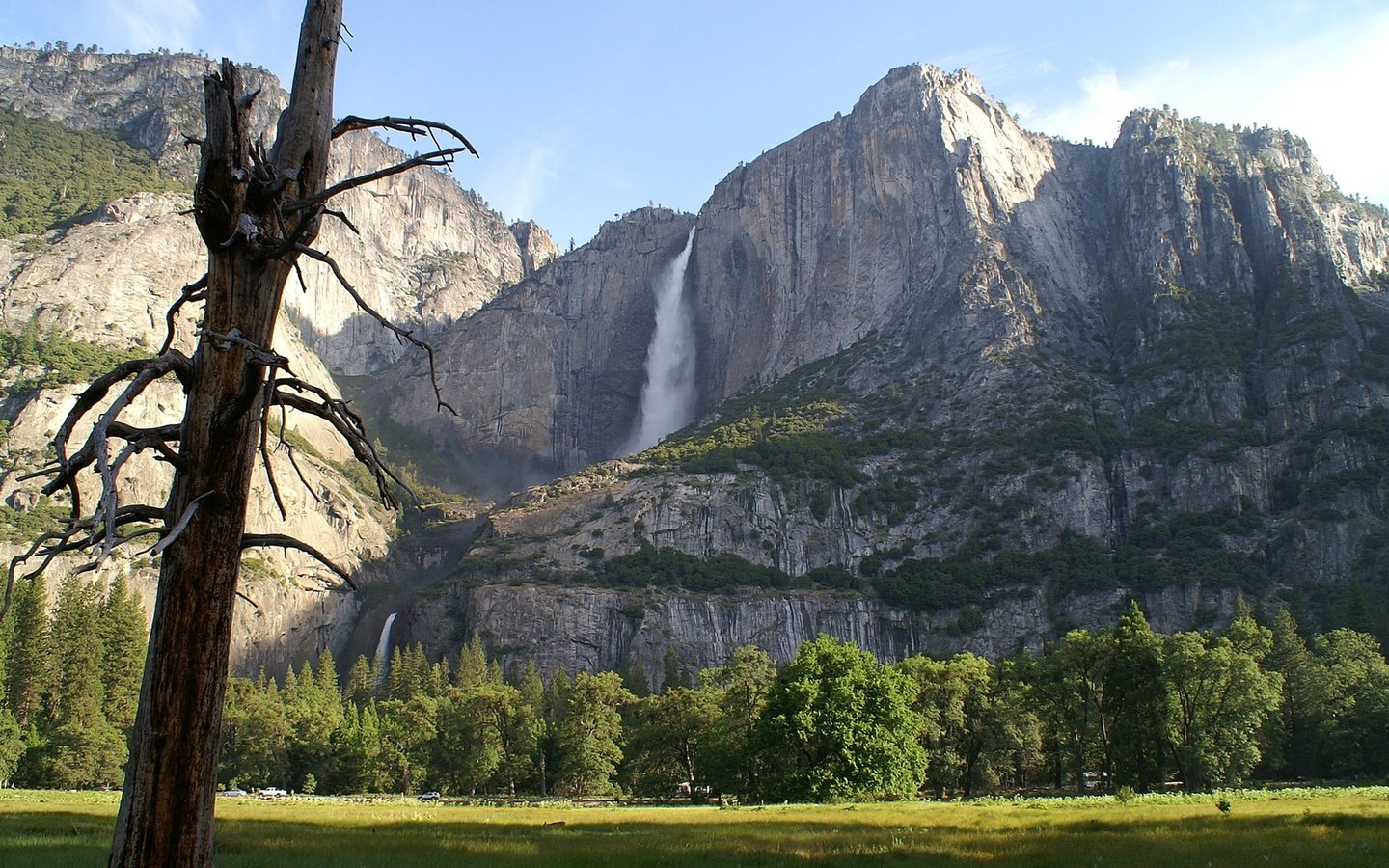 Обои водопад, йосемитский национальный парк, ка­ли­фор­нийс­кая, waterfall, yosemite national park, california разрешение 1920x1080 Загрузить