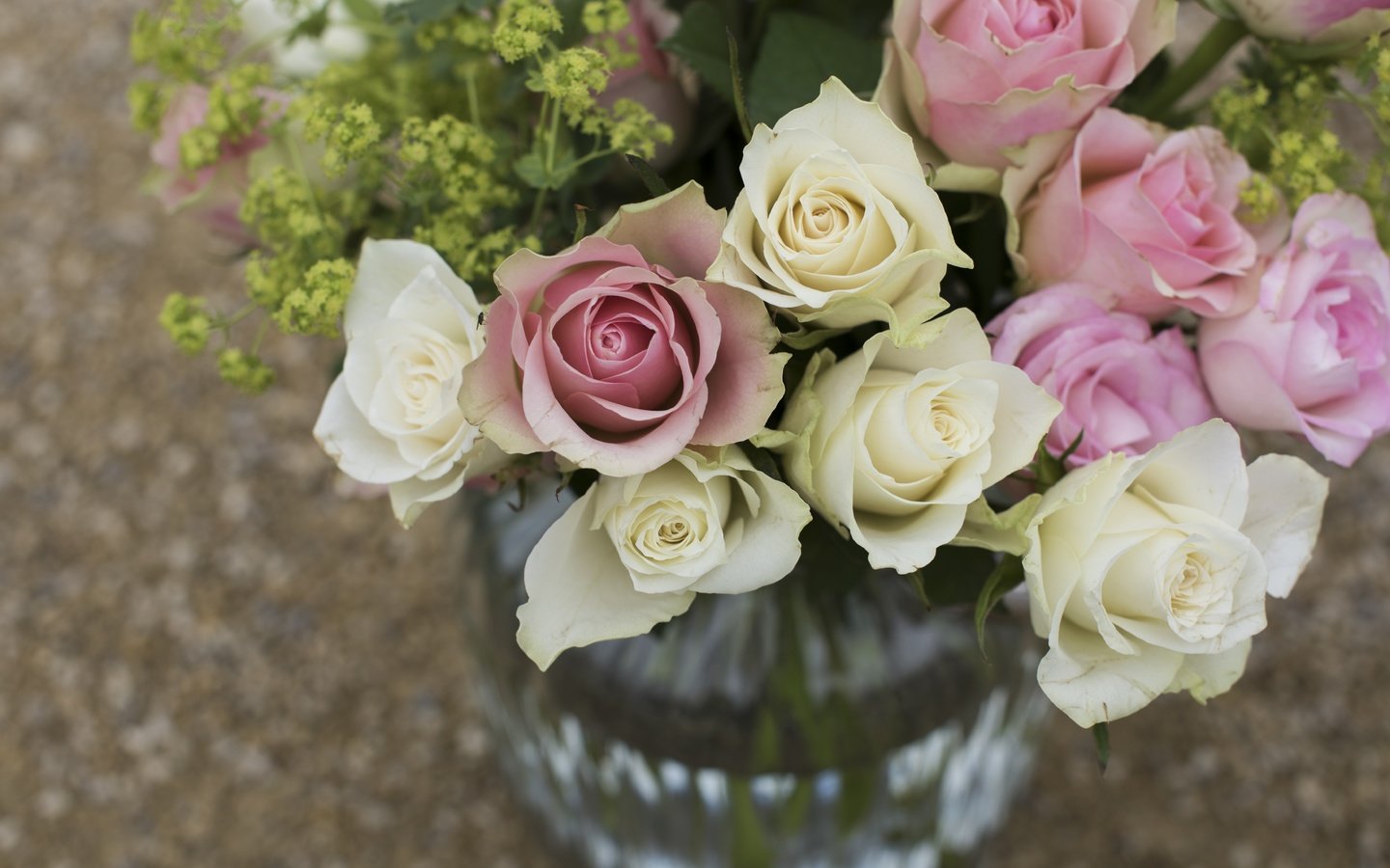 Обои цветы, розы, букет, ваза, боке, flowers, roses, bouquet, vase, bokeh разрешение 7360x4912 Загрузить