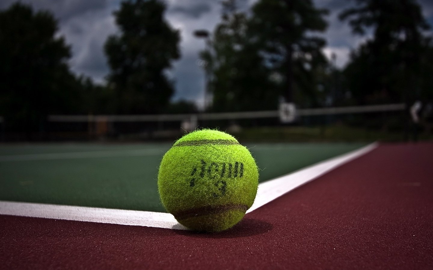 Обои мяч, теннис, корт, the ball, tennis, court разрешение 1920x1200 Загрузить