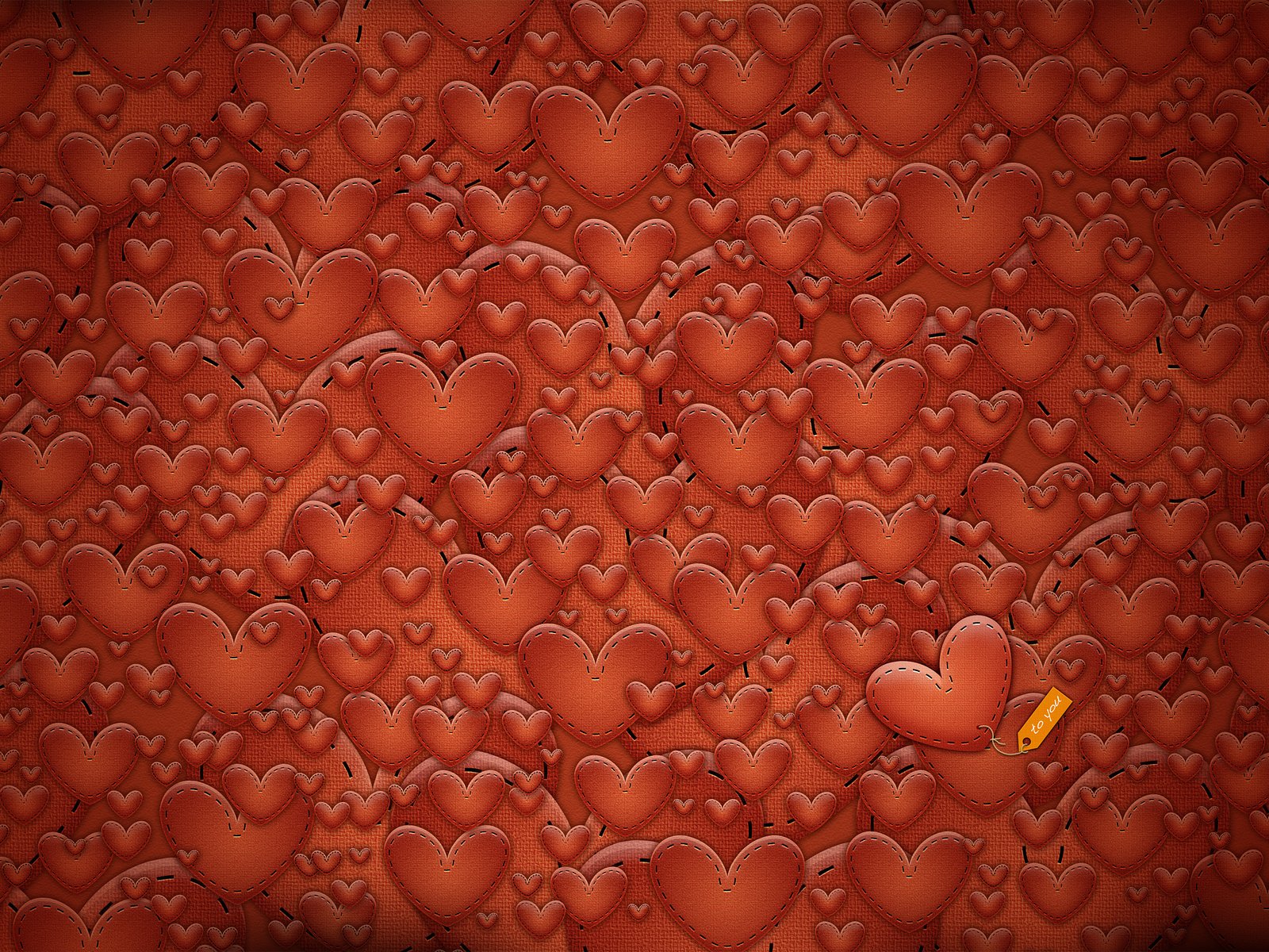 Обои текстуры, красный, сердечки, день валентина, texture, red, hearts, valentine's day разрешение 2560x1600 Загрузить