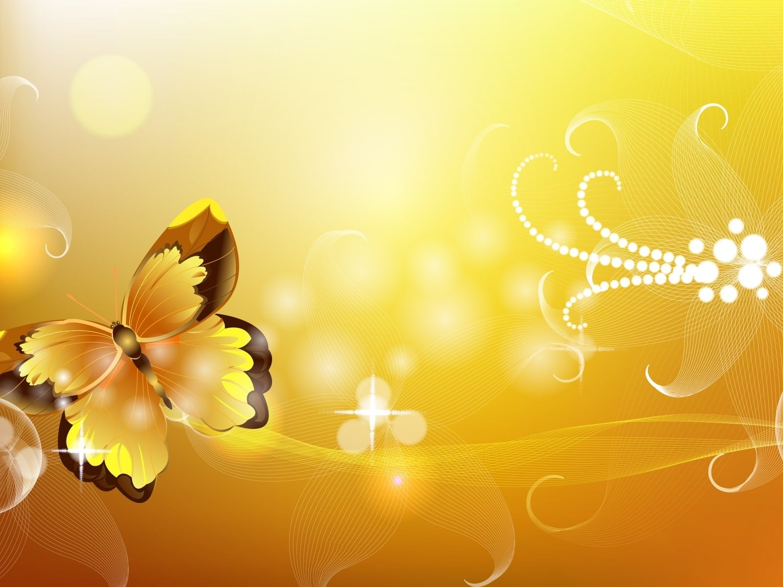 Обои цветы, бабочка, огоньки, flowers, butterfly, lights разрешение 1920x1200 Загрузить