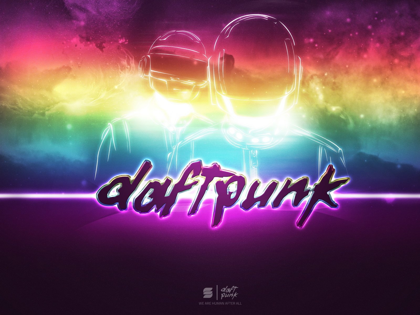 Обои daftpunk, human after all, музыкa, music разрешение 2560x1600 Загрузить