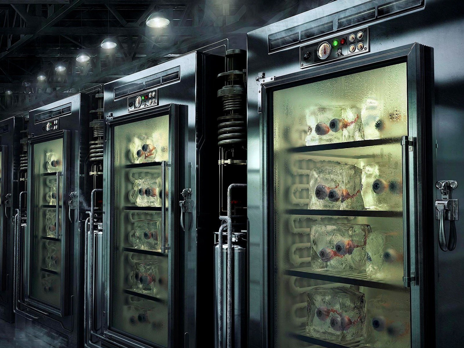 Обои склад, холодильник, органы, warehouse, refrigerator, bodies разрешение 1920x1200 Загрузить