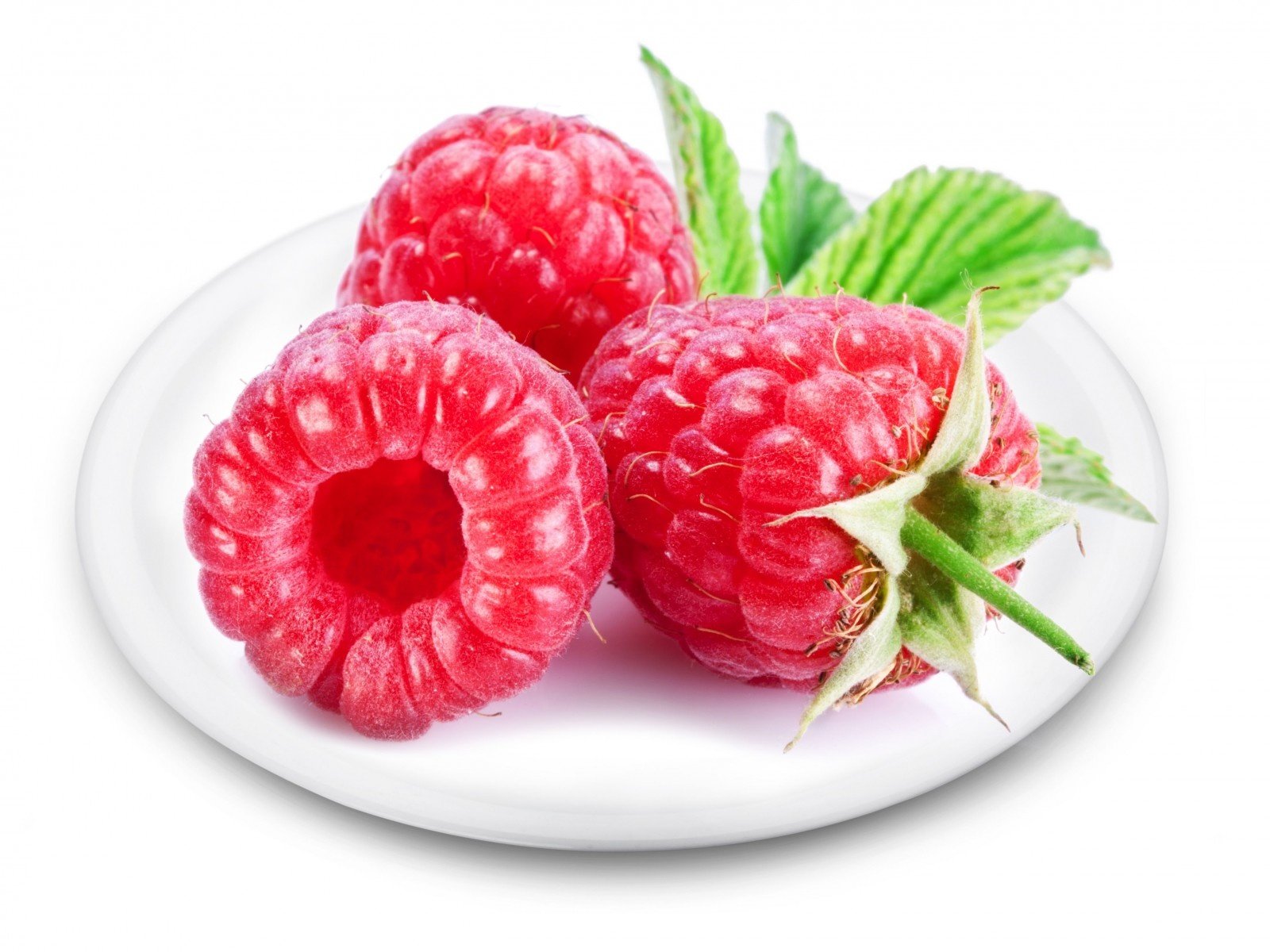 Обои малина, красная, спелая, ягоды, тарелка, хвостики, raspberry, red, ripe, berries, plate, tails разрешение 1920x1200 Загрузить