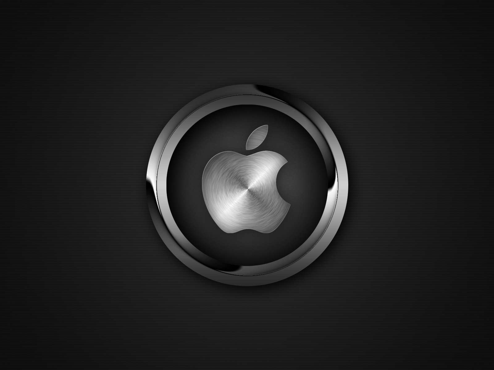 Обои металл, фон, чёрно-белое, логотип, эппл, metal, background, black and white, logo, apple разрешение 1920x1200 Загрузить