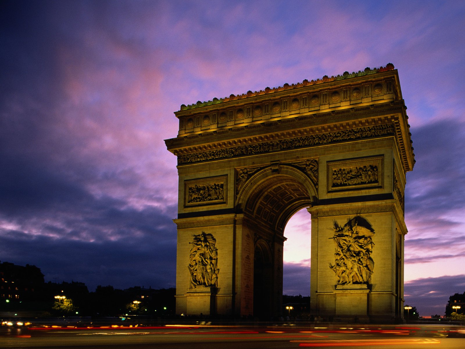 Обои париж, триумфальная арка, франция, paris, arch, france разрешение 1920x1200 Загрузить