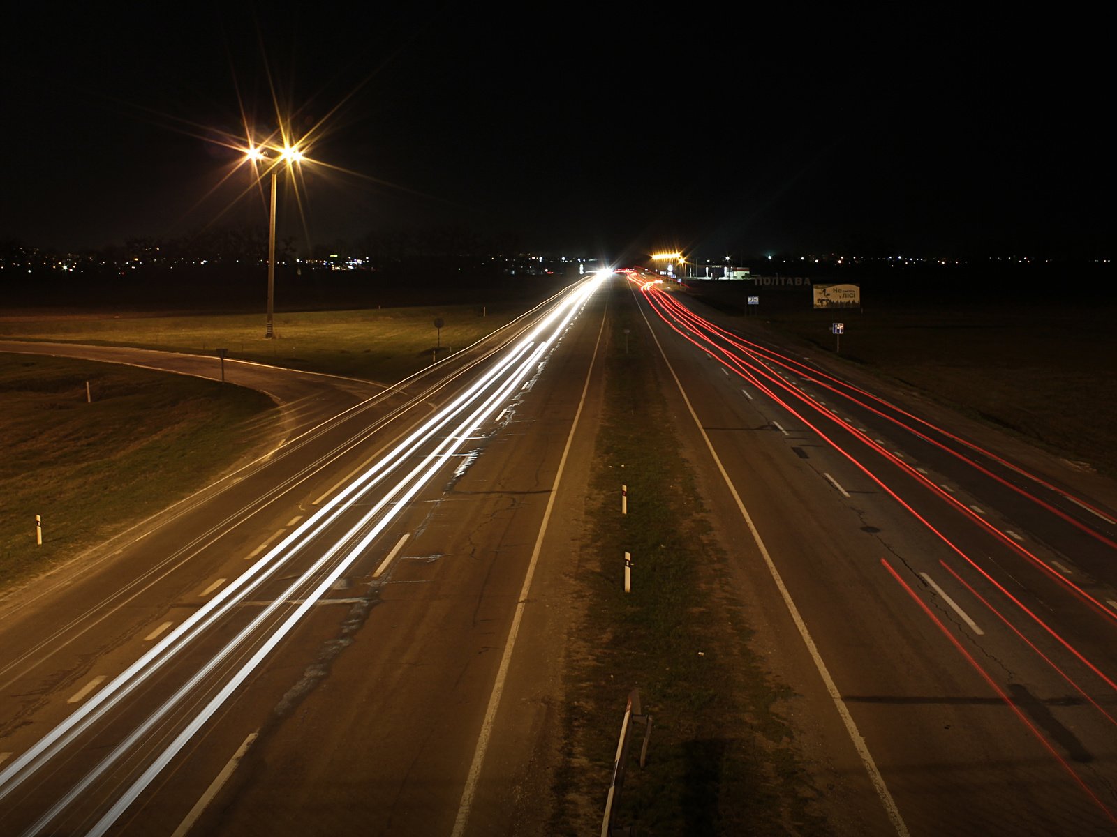 Обои дорога, огни, полтава, road, lights, poltava разрешение 4807x2666 Загрузить