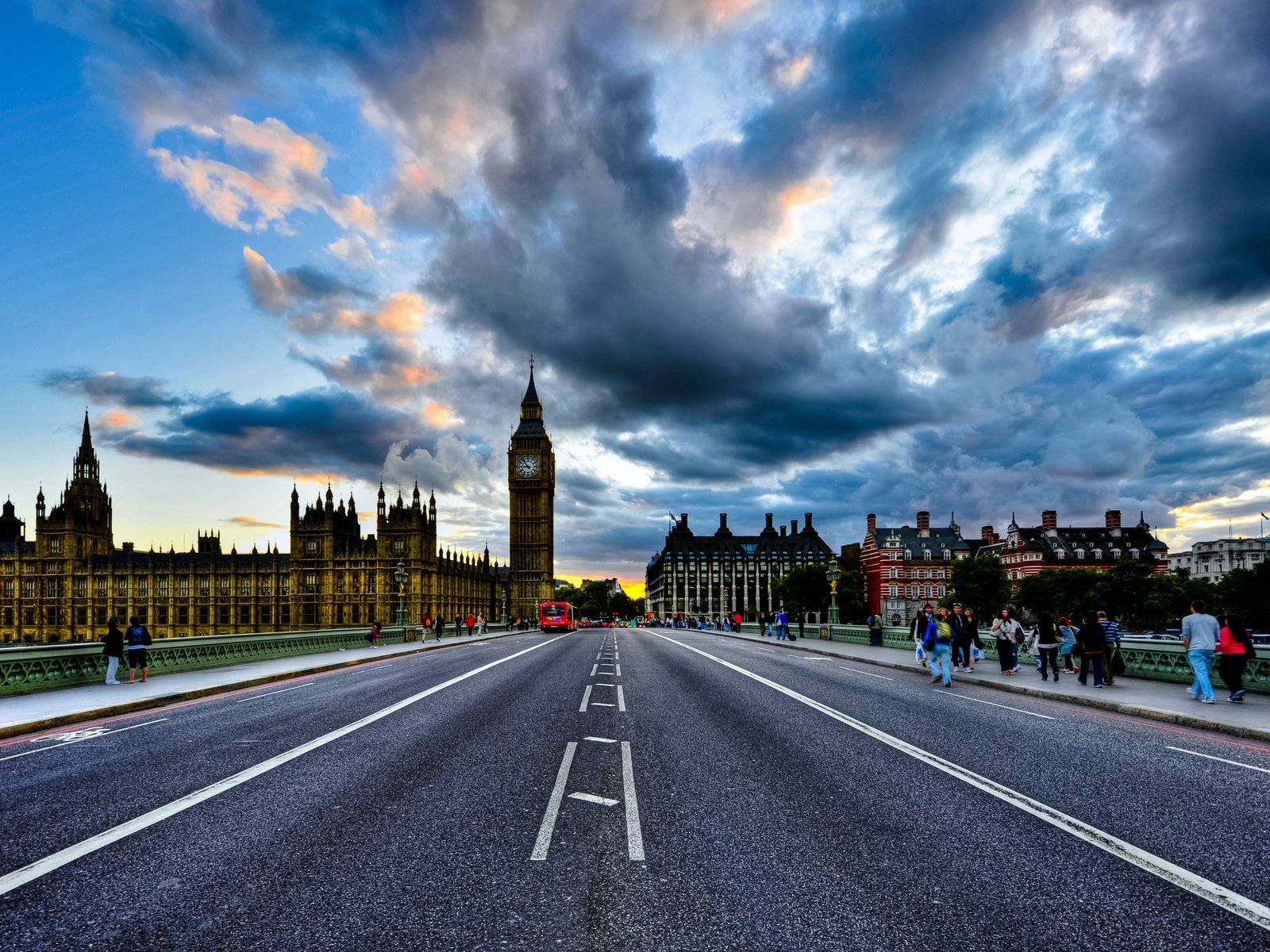 Обои дорога, лондон, англия, биг бен, road, london, england, big ben разрешение 3761x2548 Загрузить