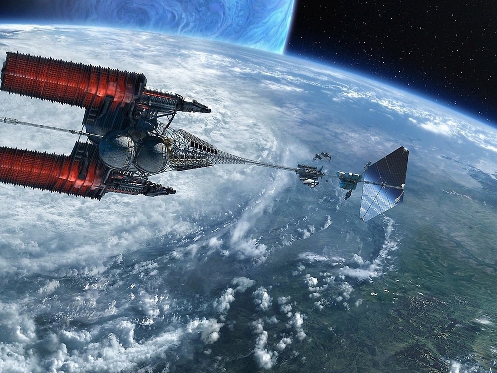 Обои аватар, космическая станция, pondora, avatar, space station разрешение 2560x1440 Загрузить