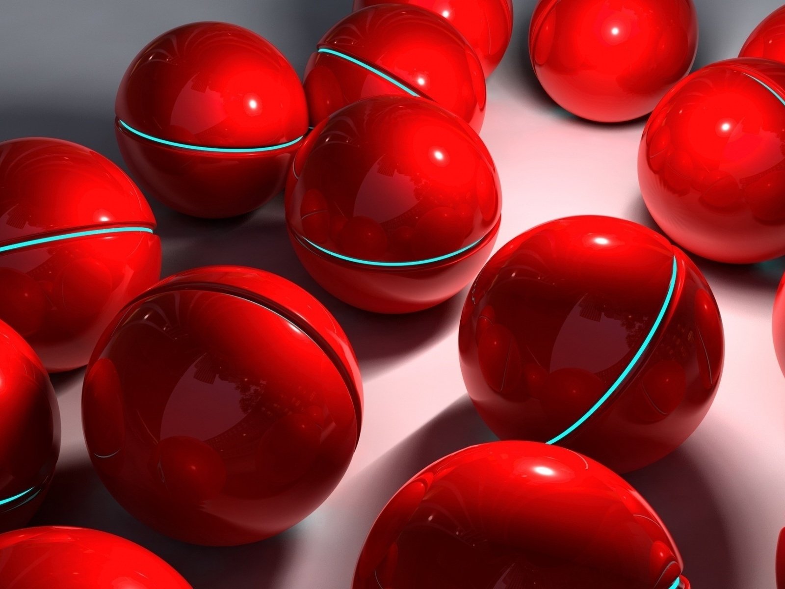 Обои шары, красный, сфера, balls, red, sphere разрешение 1920x1200 Загрузить