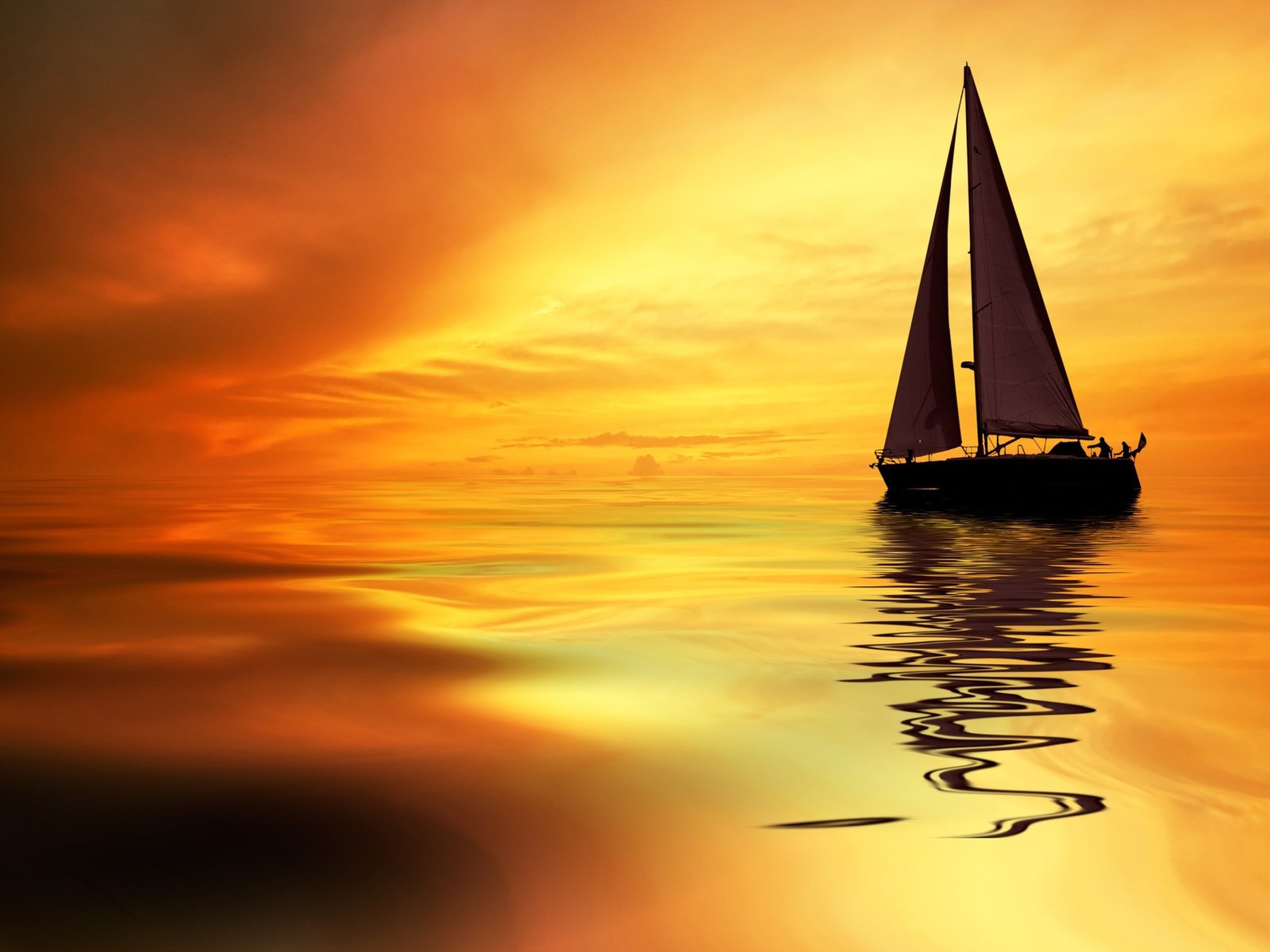 Яхта море солнце
