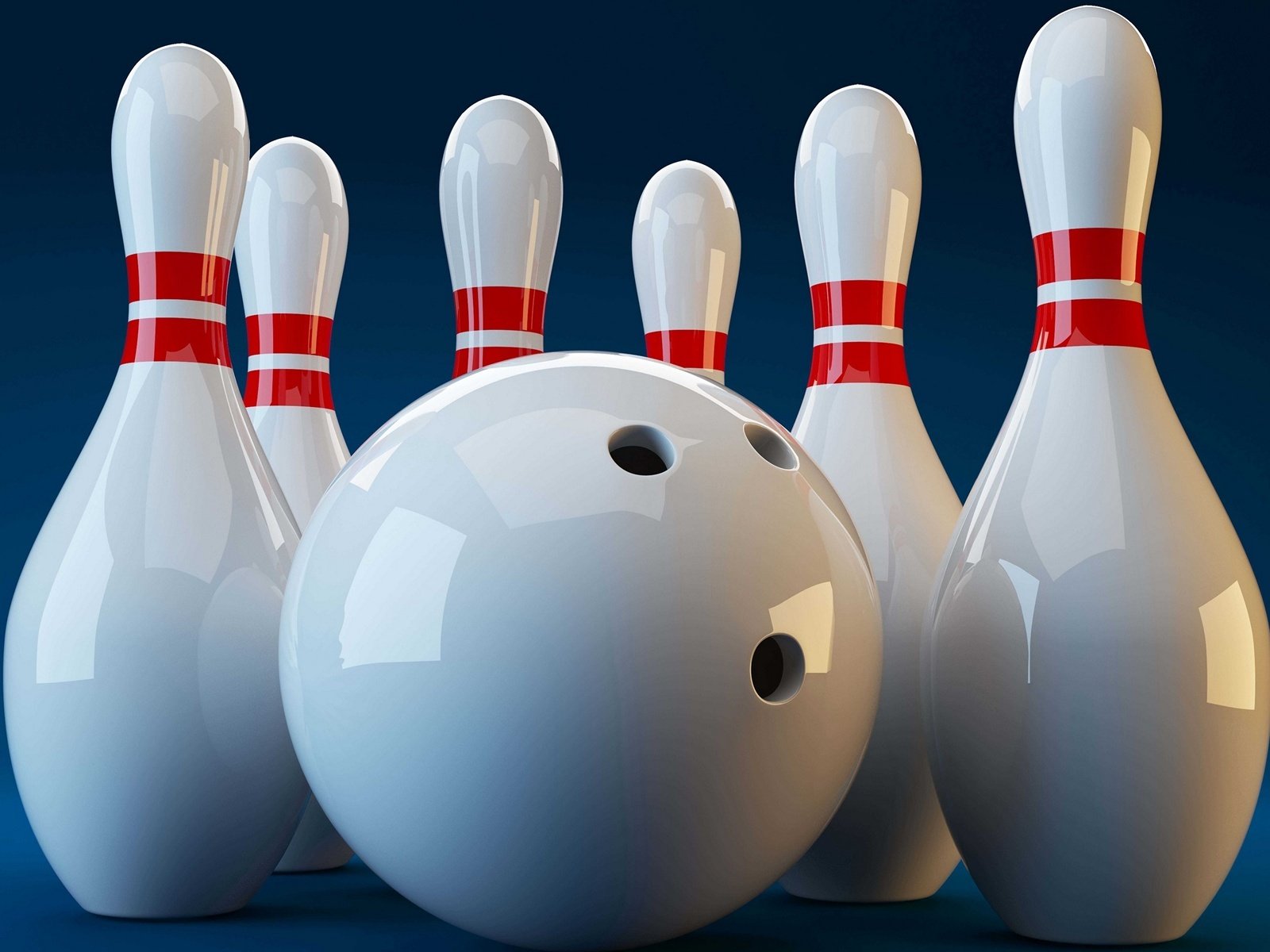 Обои шар, спорт, синий фон, боулинг, кегли, ball, sport, blue background, bowling, skittles разрешение 1920x1200 Загрузить