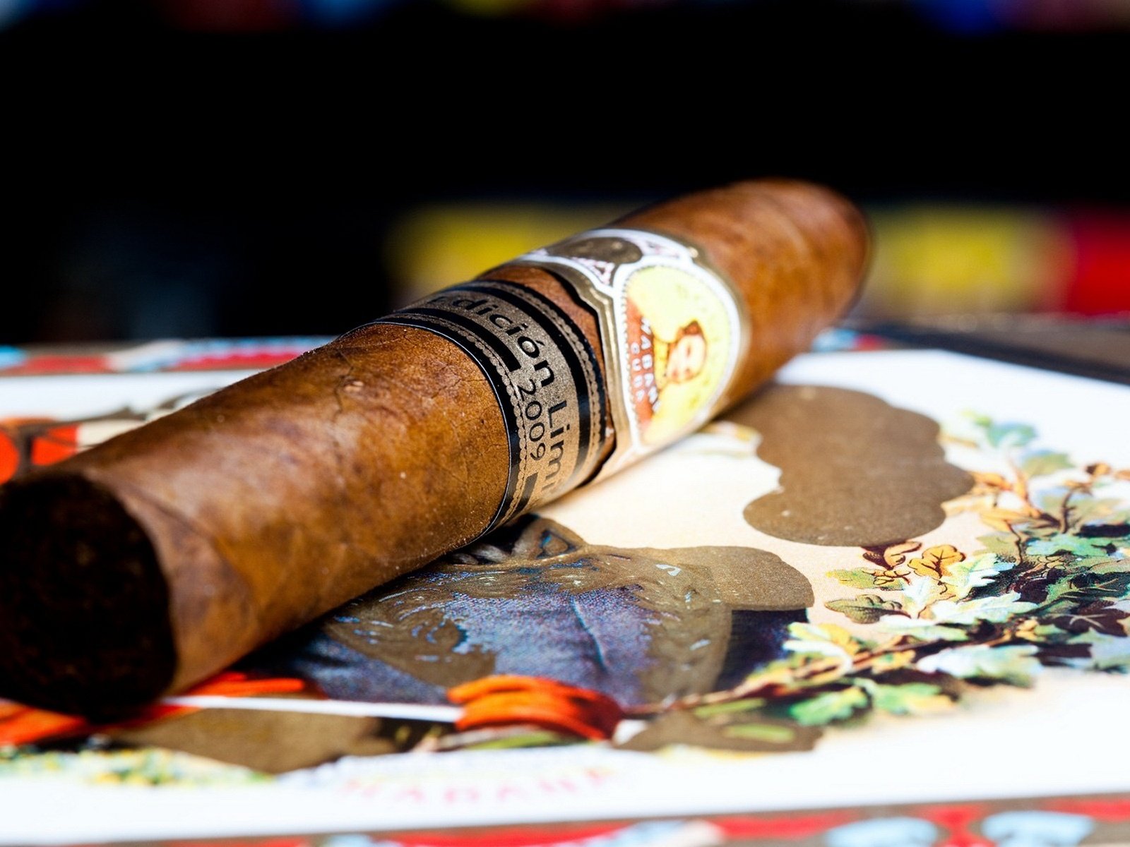Обои рисунок, макро, сигара, табак, кубинская сигара, figure, macro, cigar, tobacco разрешение 1920x1200 Загрузить