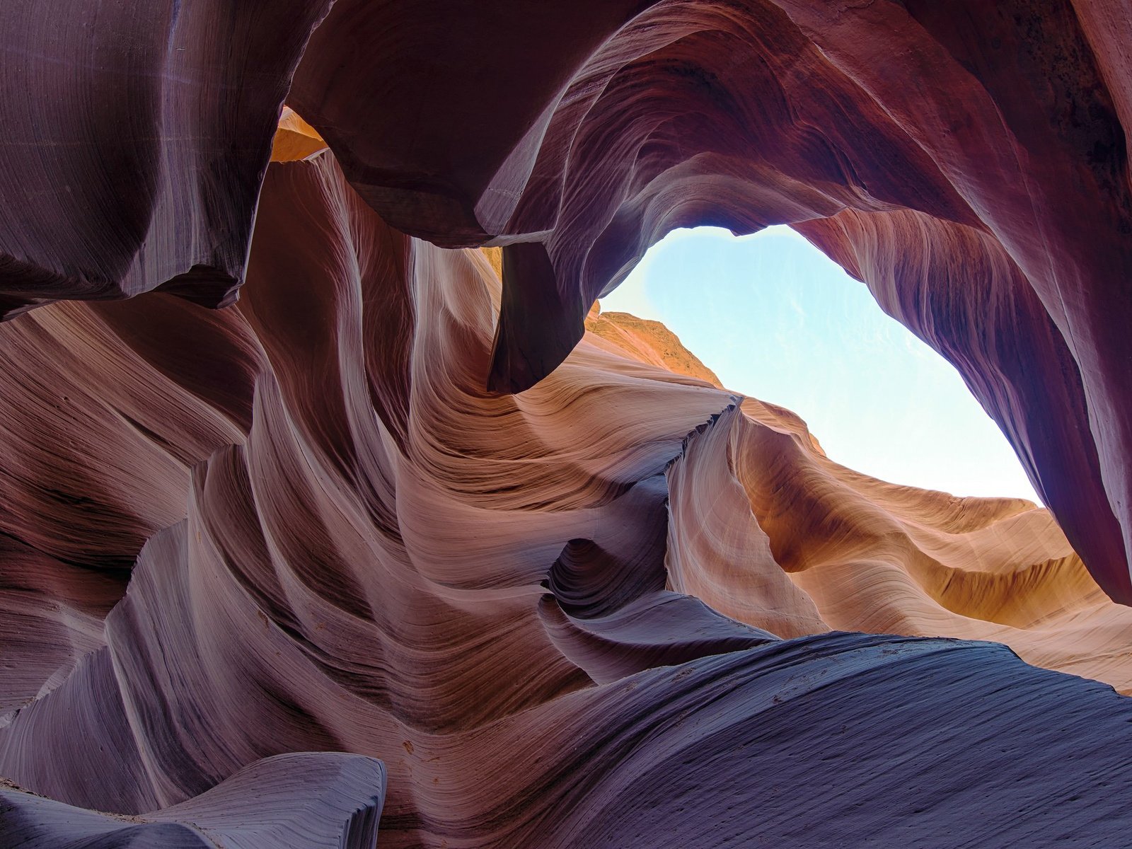 Обои скалы, каньон, каньон антилопы, аризона, rocks, canyon, antelope canyon, az разрешение 2048x1366 Загрузить