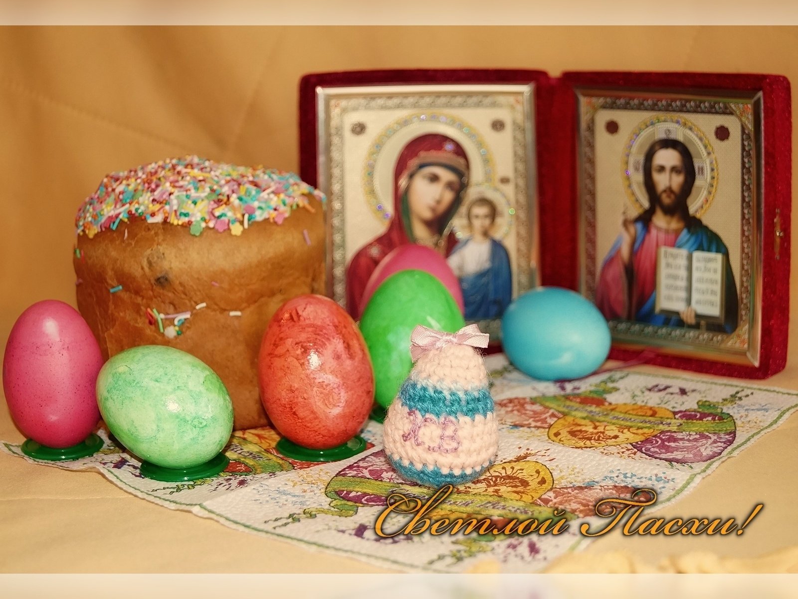 Обои пасха, яйца, кулич, иконы, easter, eggs, cake, icons разрешение 2455x1628 Загрузить