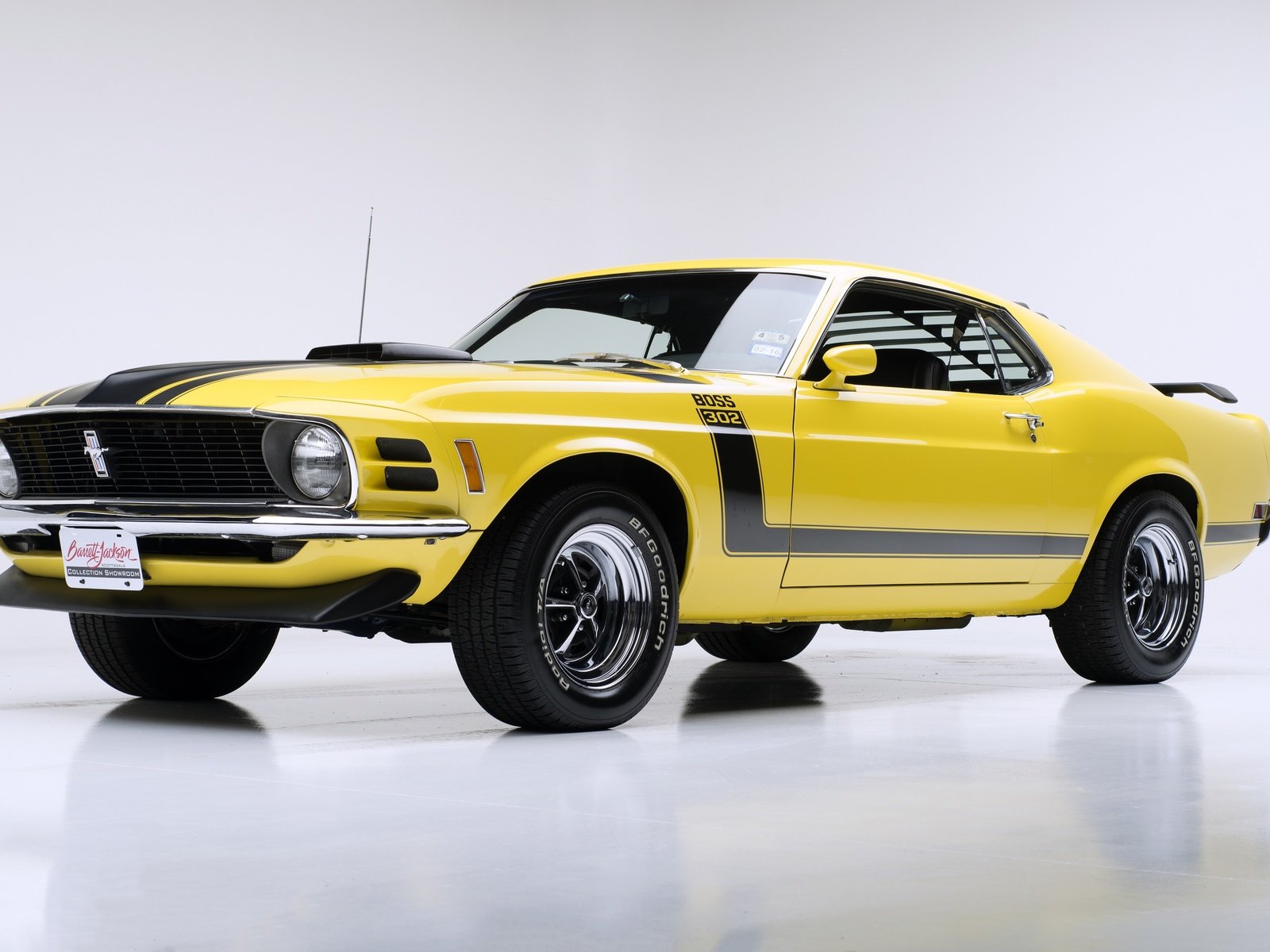 Обои 1970, ford mustang boss 302, желтый мустанг ford, yellow ford mustang разрешение 4096x2730 Загрузить