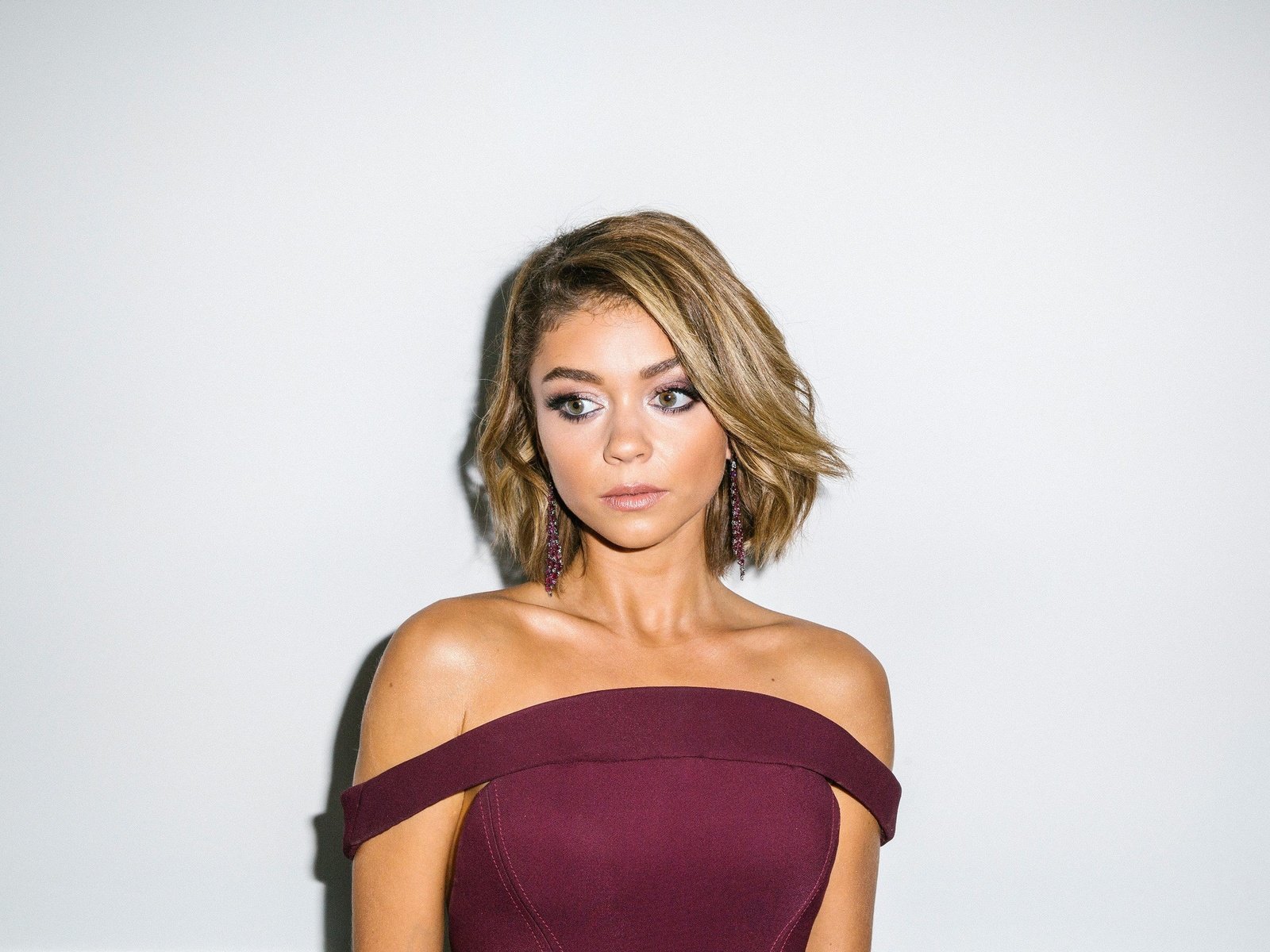 Обои девушка, платье, взгляд, лицо, актриса, фотосессия, sarah hyland, сара хайленд, сара джейн хайленд, girl, dress, look, face, actress, photoshoot, sarah jane hyland разрешение 2560x1920 Загрузить