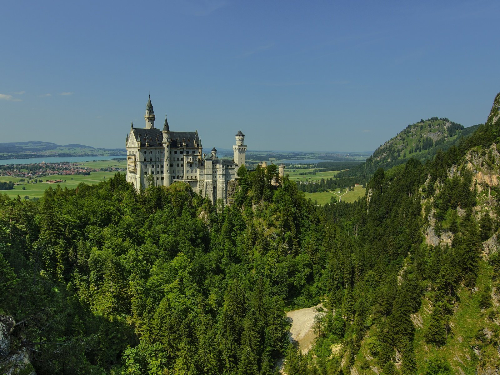 Обои германия, бавария, замок нойшванштайн, баварии, germany, bayern, neuschwanstein castle, bavaria разрешение 2880x1920 Загрузить