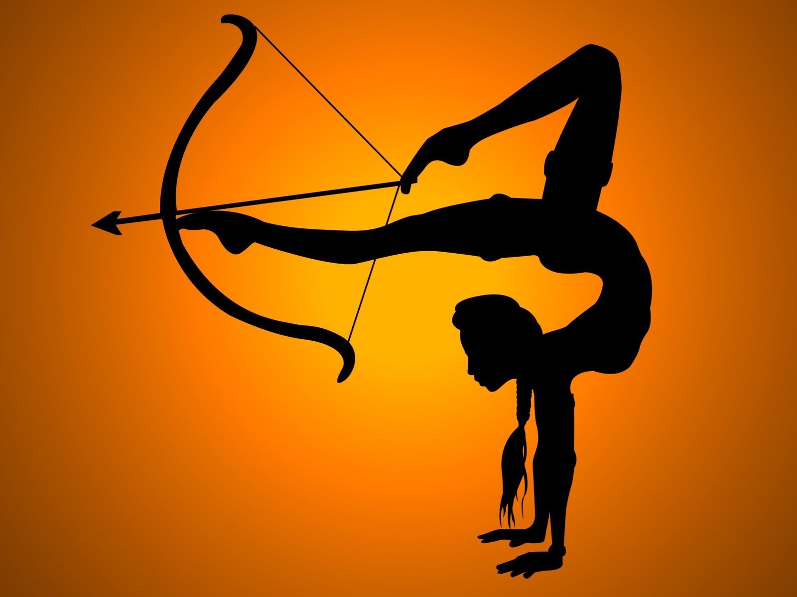 Обои девушка, тень, лук, ножки, стрела, гибкость, girl, shadow, bow, legs, arrow, flexibility разрешение 2540x1709 Загрузить