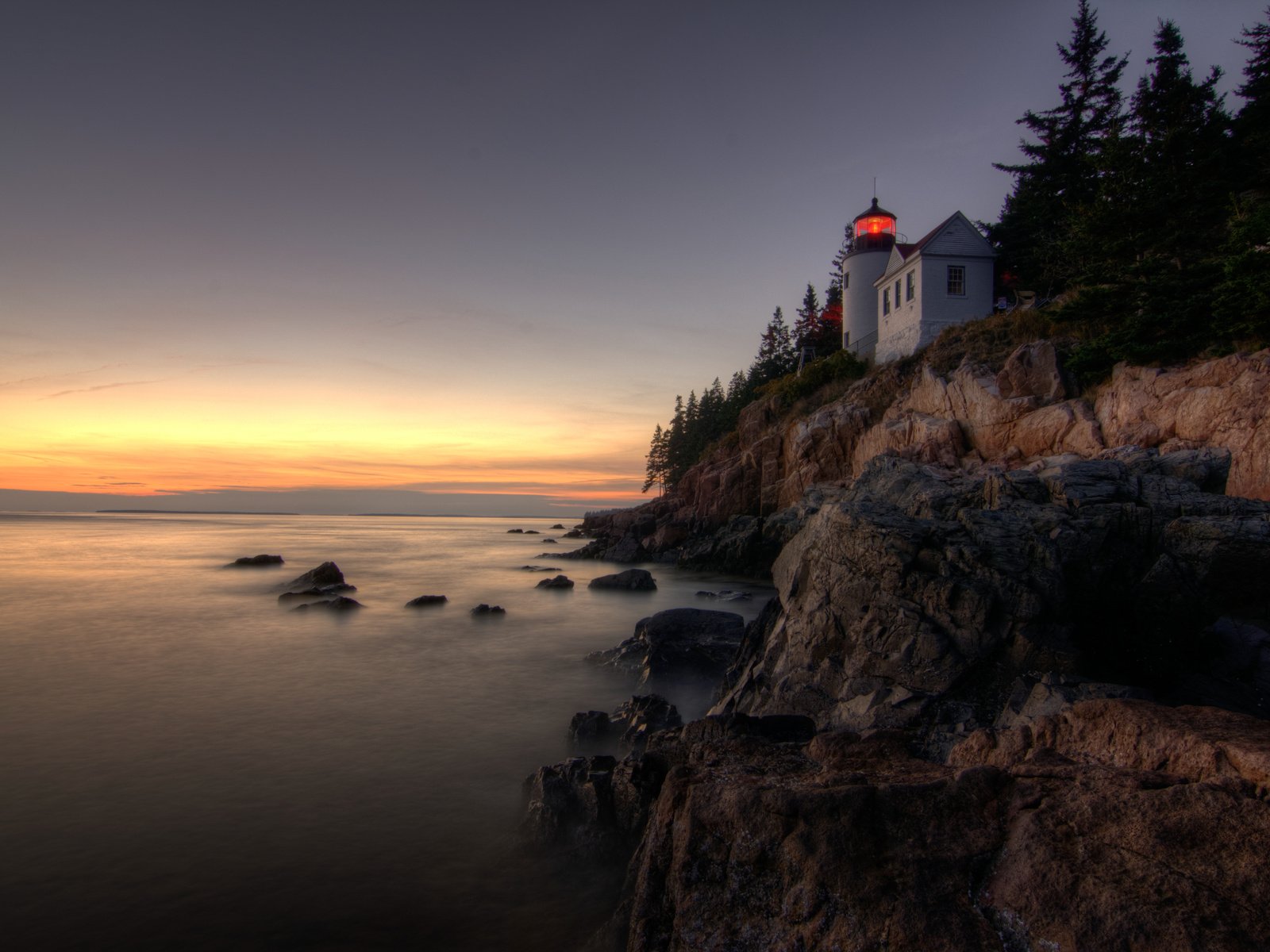 Обои скалы, пейзаж, море, маяк, bass harbor head lighthouse, acadia national park, rocks, landscape, sea, lighthouse разрешение 4317x2866 Загрузить