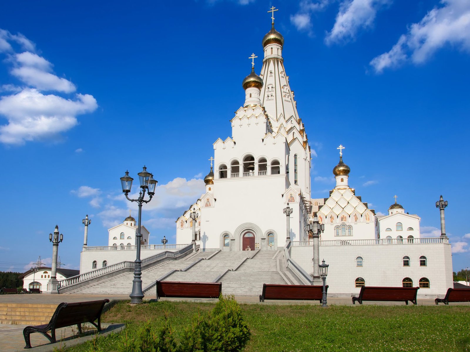 Обои город, церковь, минск, белоруссия, the city, church, minsk, belarus разрешение 2000x1342 Загрузить