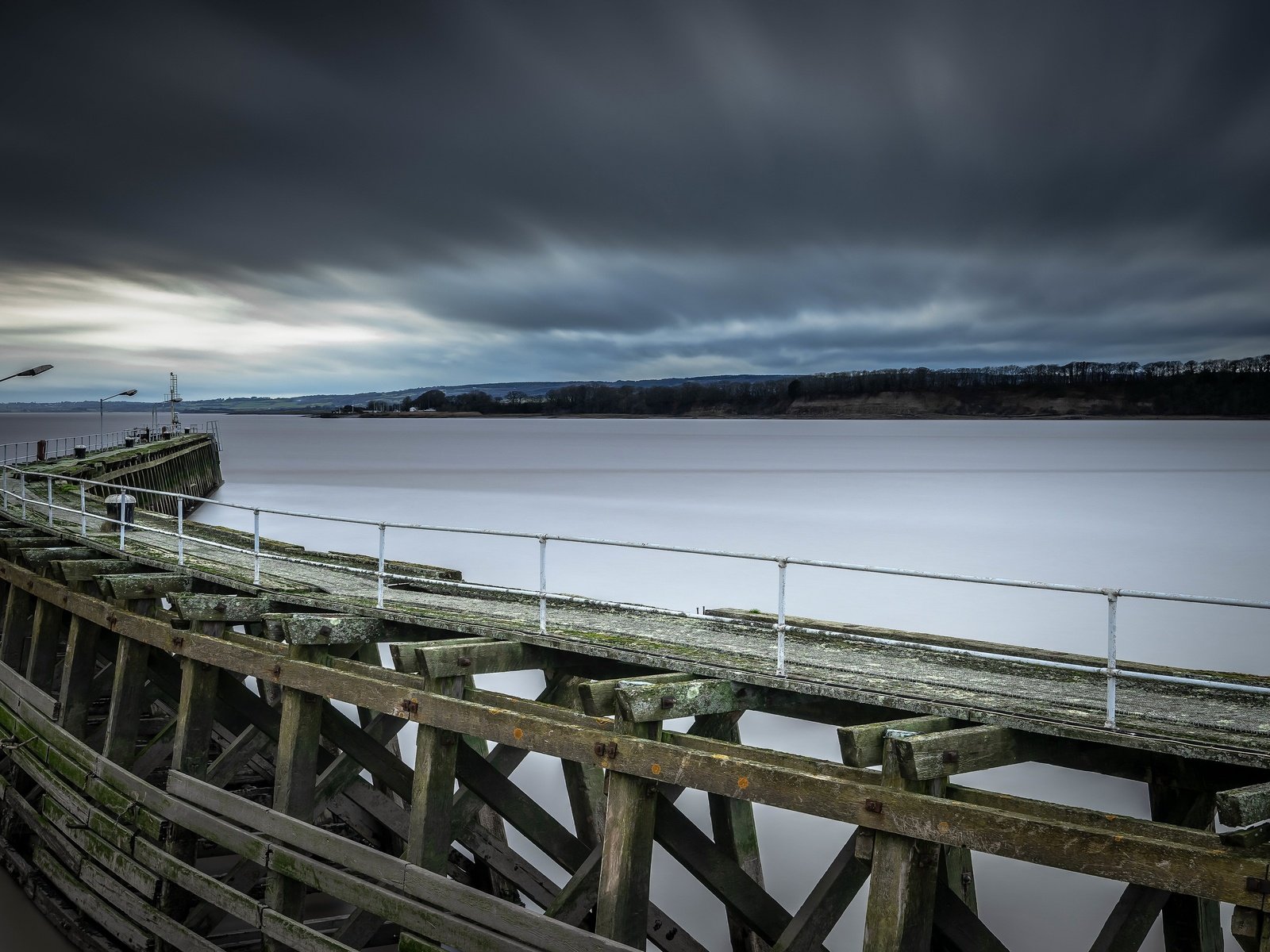 Обои берег, мост, shore, bridge разрешение 3840x2160 Загрузить