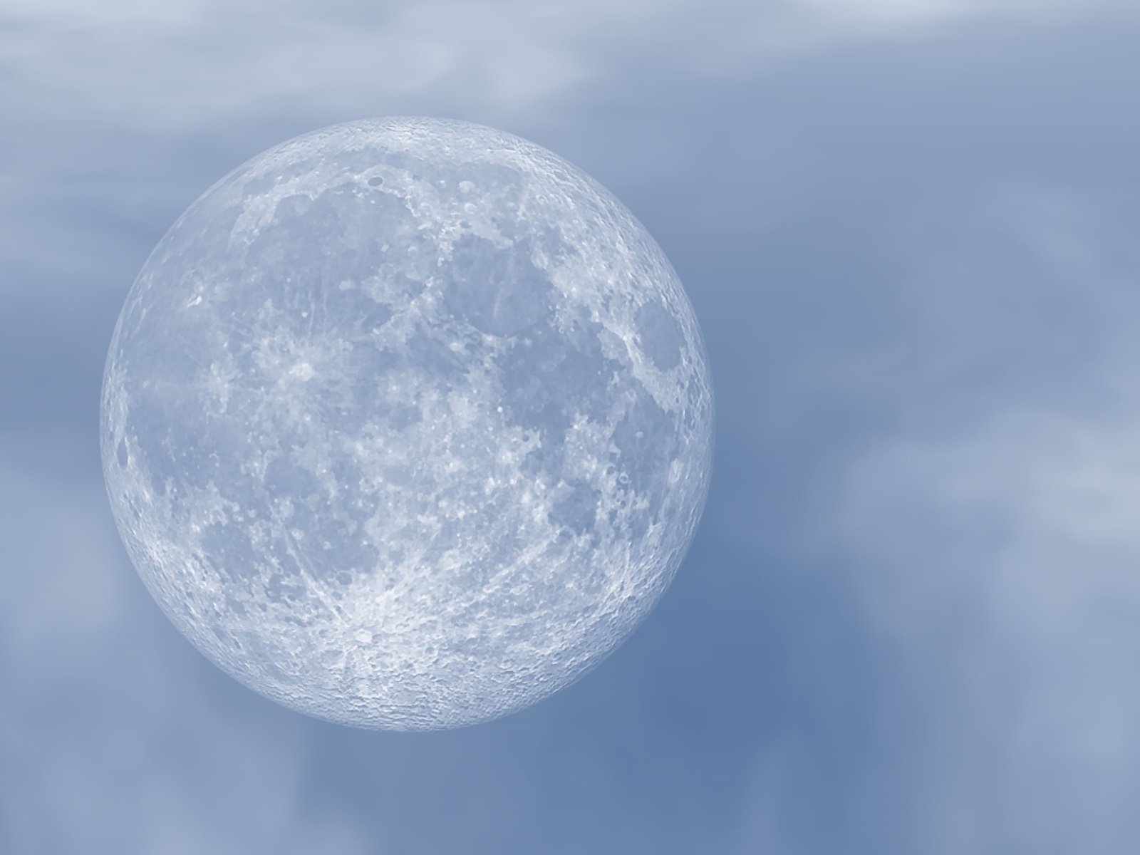 Белая холодная луна