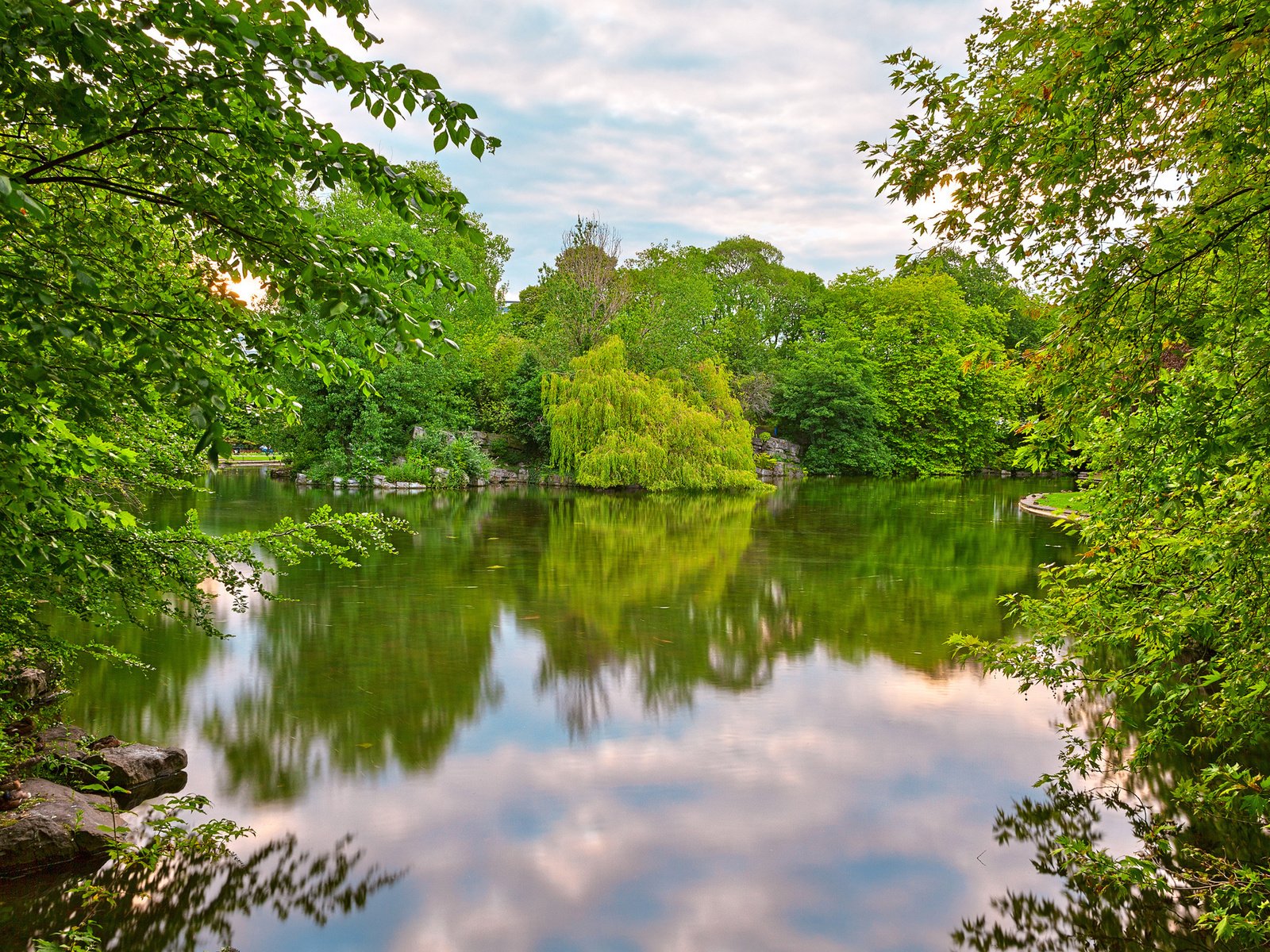 Обои фото, лето, пруд, отдых, photo, summer, pond, stay разрешение 2560x1600 Загрузить