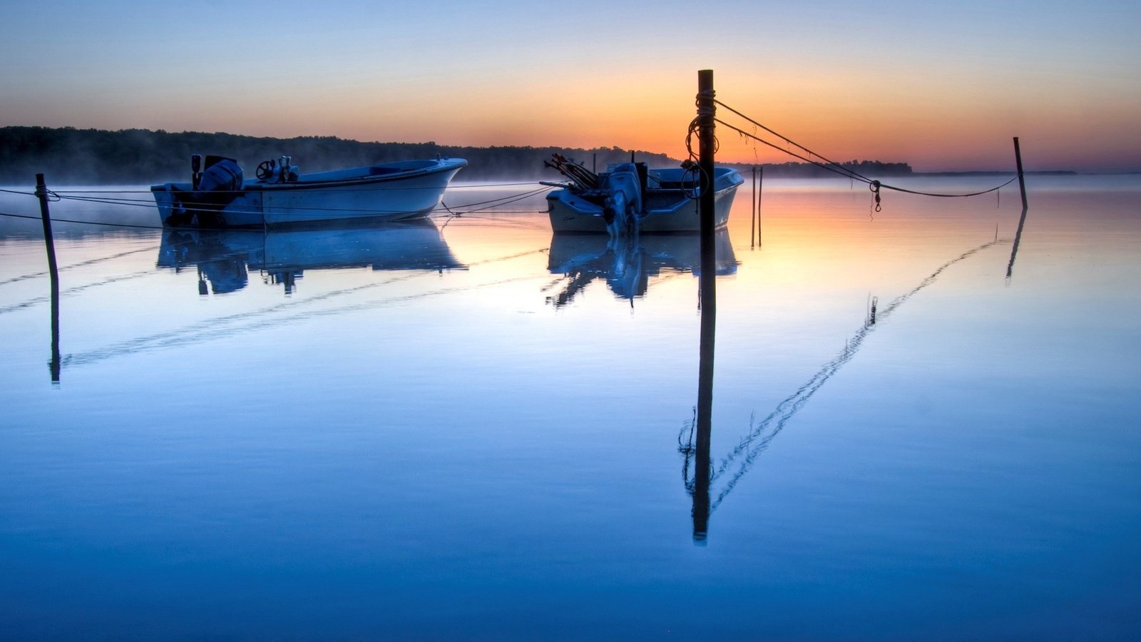 Обои вода, синий, туман, лодка, water, blue, fog, boat разрешение 1920x1200 Загрузить