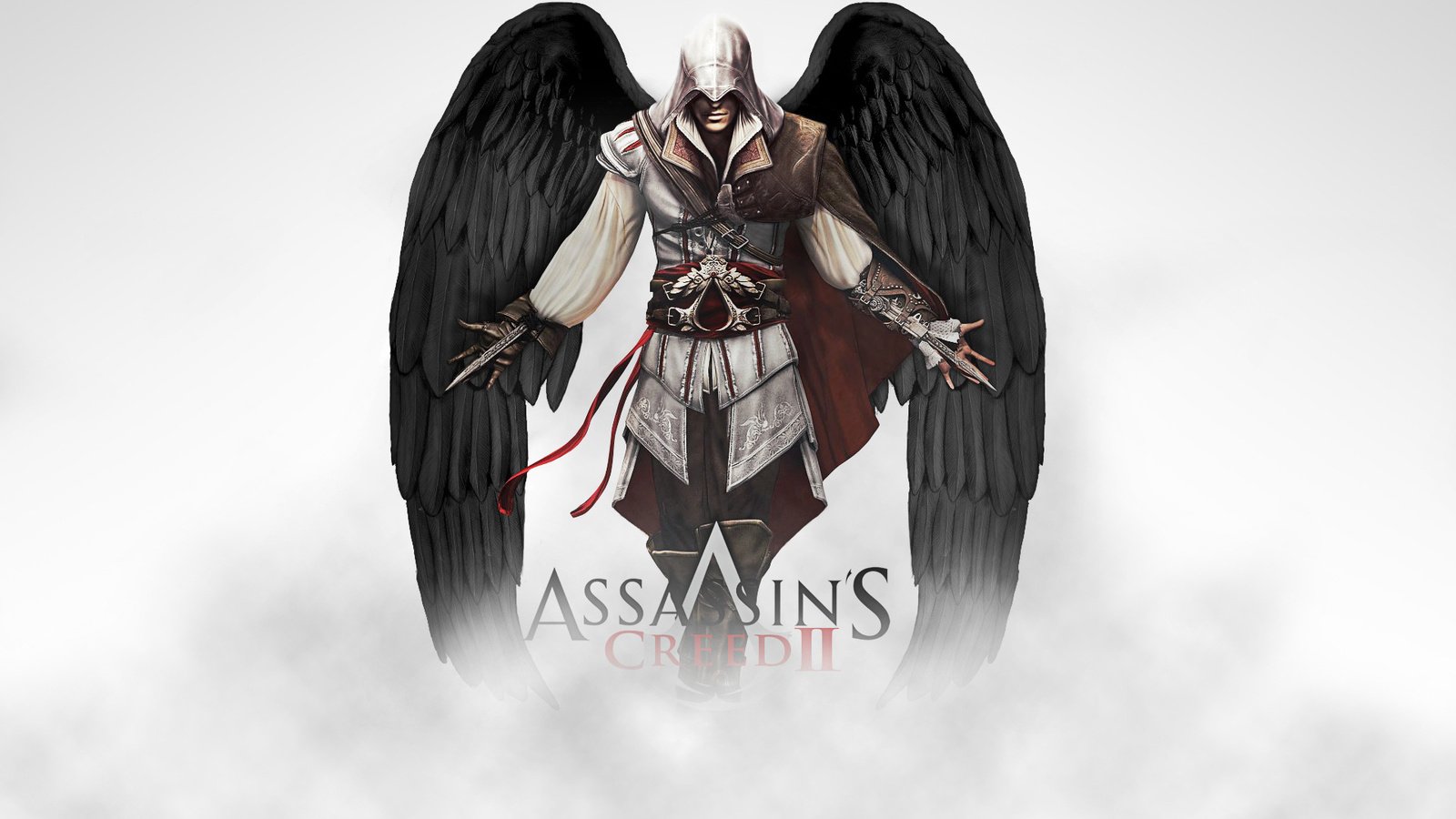 Обои убийца, assasins creed 2, ангельские крылья, killer, angel wings разрешение 1920x1200 Загрузить