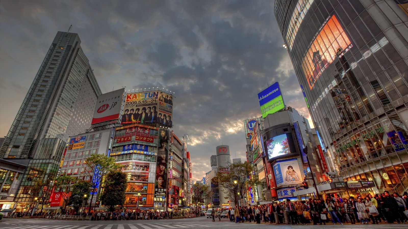 Обои закат, японии, shibuya, sunset, japan разрешение 5616x3744 Загрузить