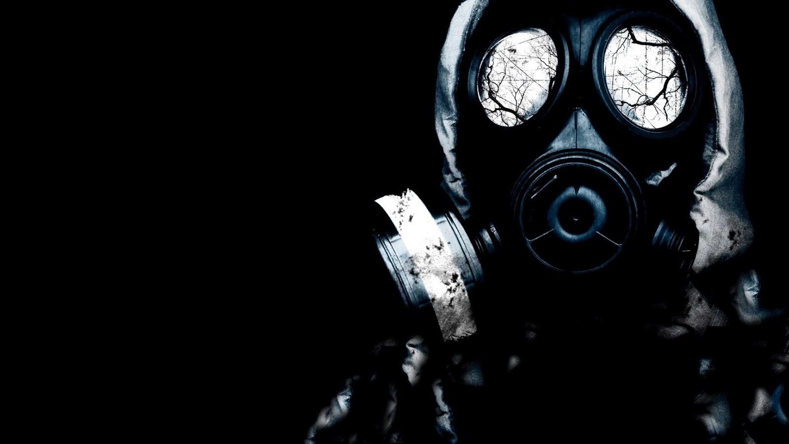 Обои фон, черный, костюм, противогаз, сталкер, background, black, costume, gas mask, stalker разрешение 1920x1200 Загрузить