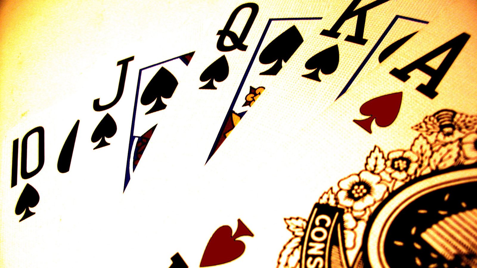 Обои покер, карты, роял флеш, poker, card, royal flush разрешение 1920x1200 Загрузить