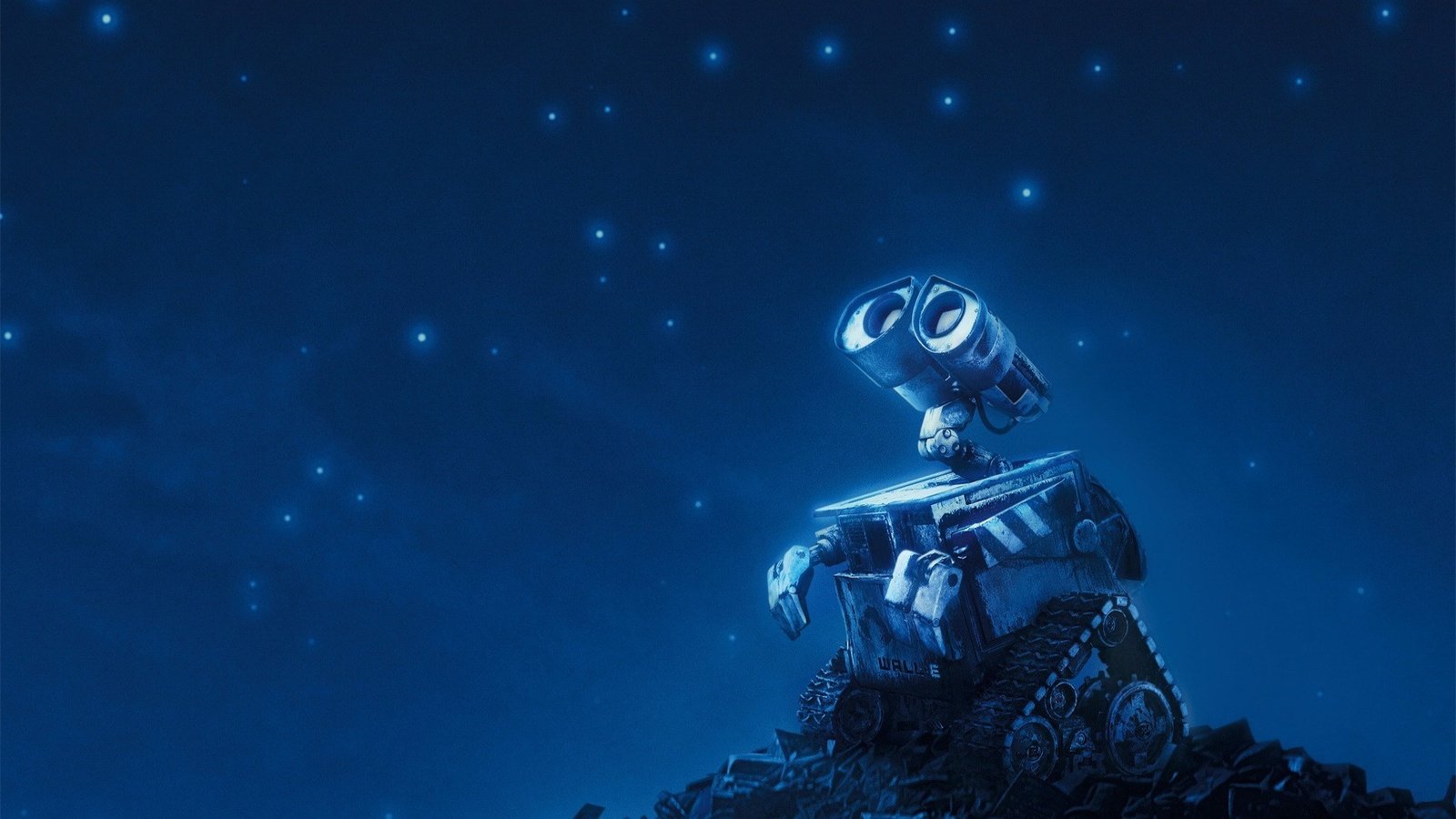 Обои синий, звезды, робот, валли, walle, blue, stars, robot, valley разрешение 1920x1200 Загрузить